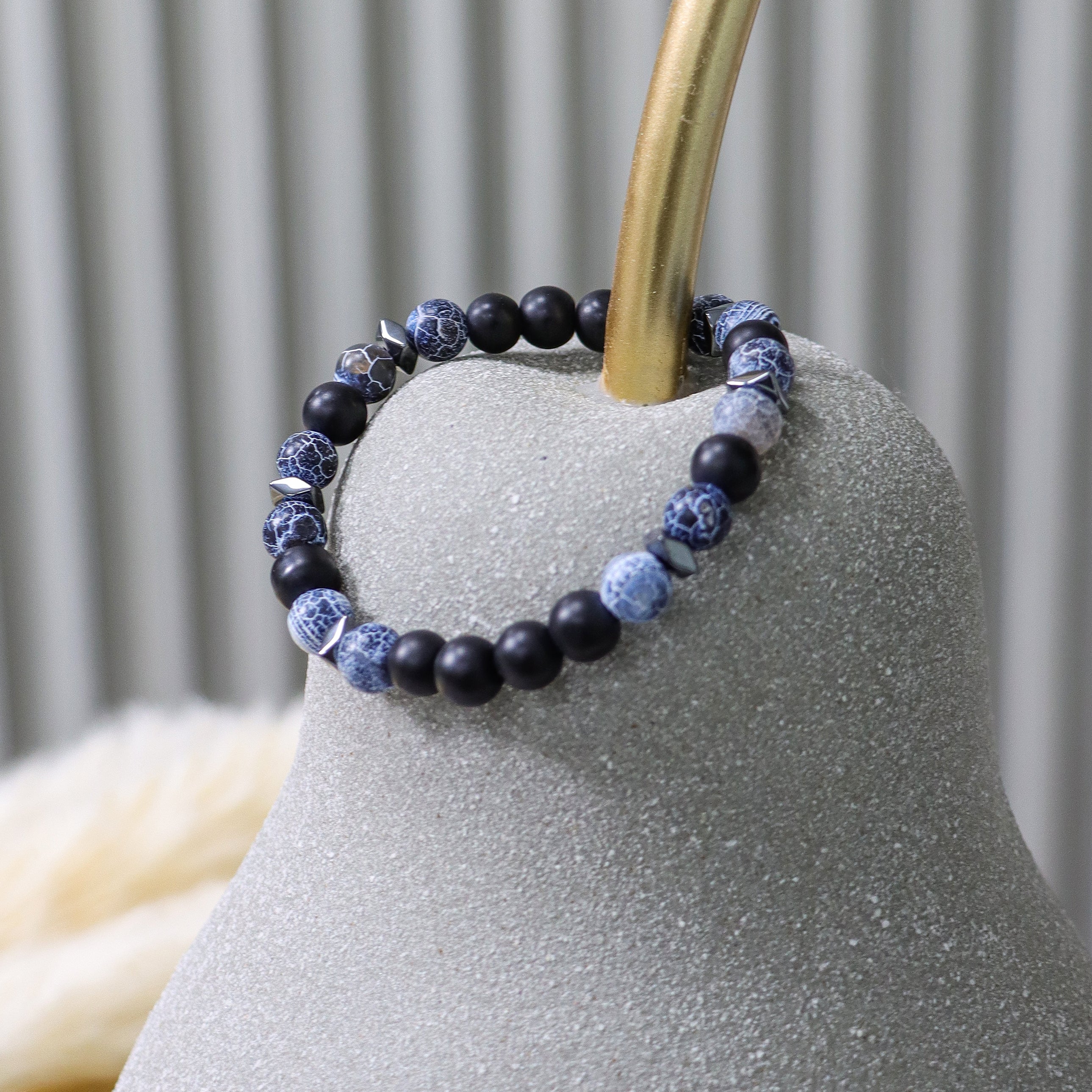 Stone Bracelet – Dark Navy