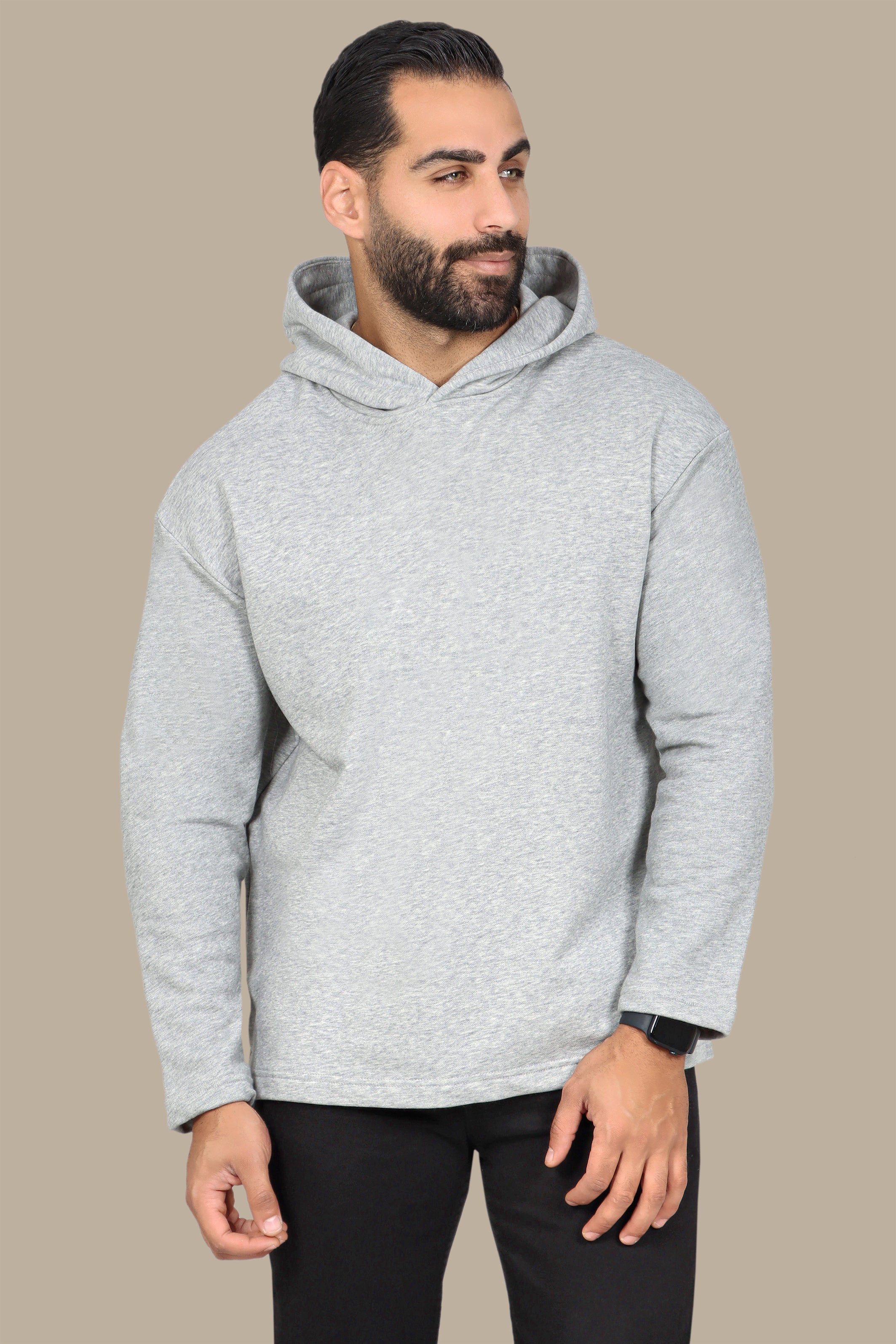 Essential Comfort Grey Basic Sweatshirt Hoodie