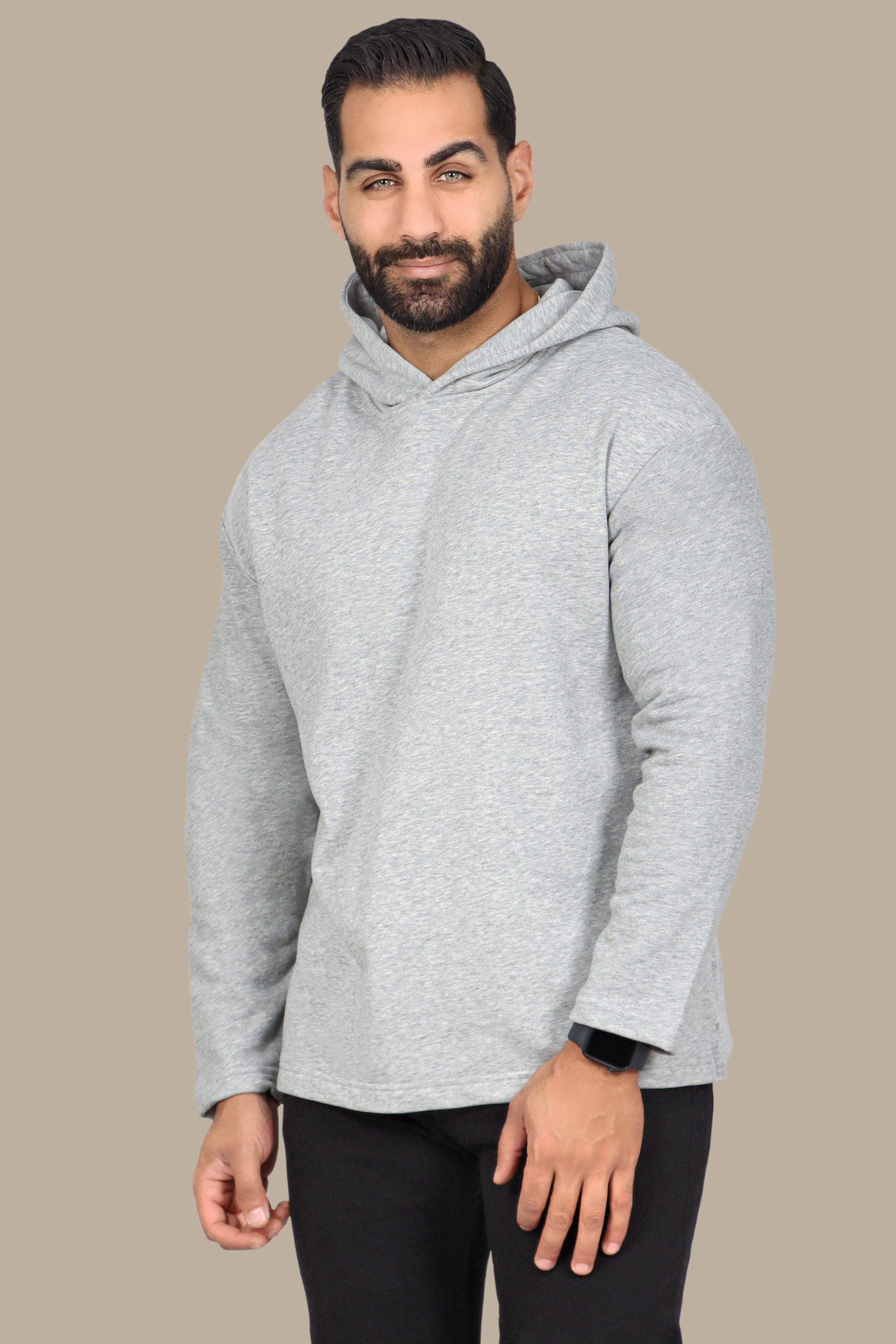 Essential Comfort Grey Basic Sweatshirt Hoodie