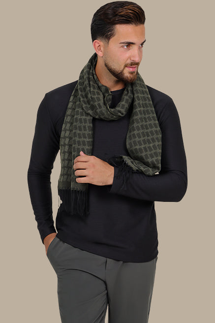 Black Beauty: Ribbed Round Neck Structured Sweater