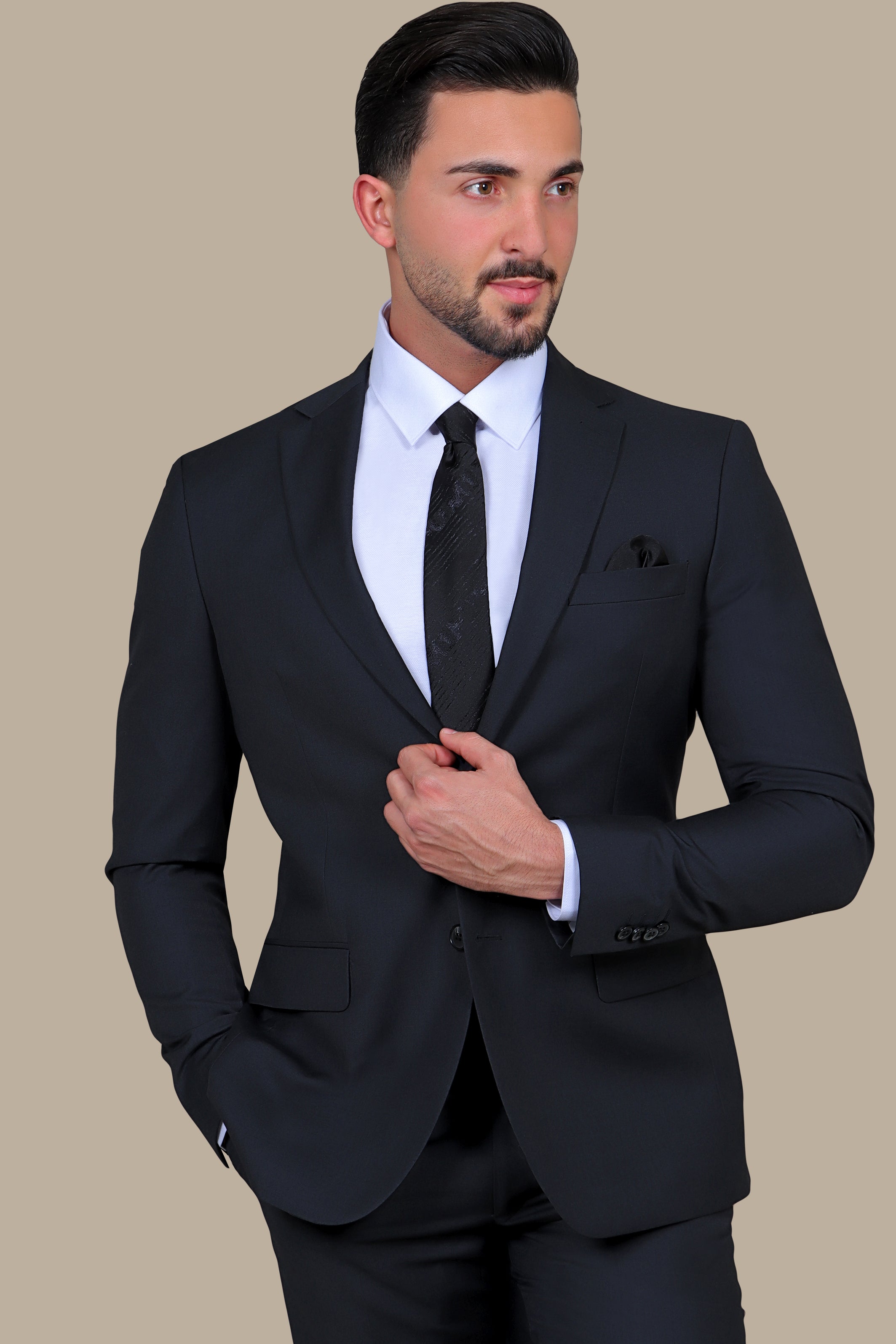 Dark Grey Suit Bundle: Notch Lapel