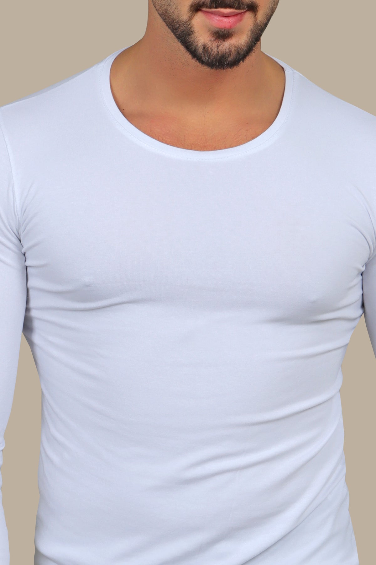 Basic Long Sleeve Round Neck T-Shirt