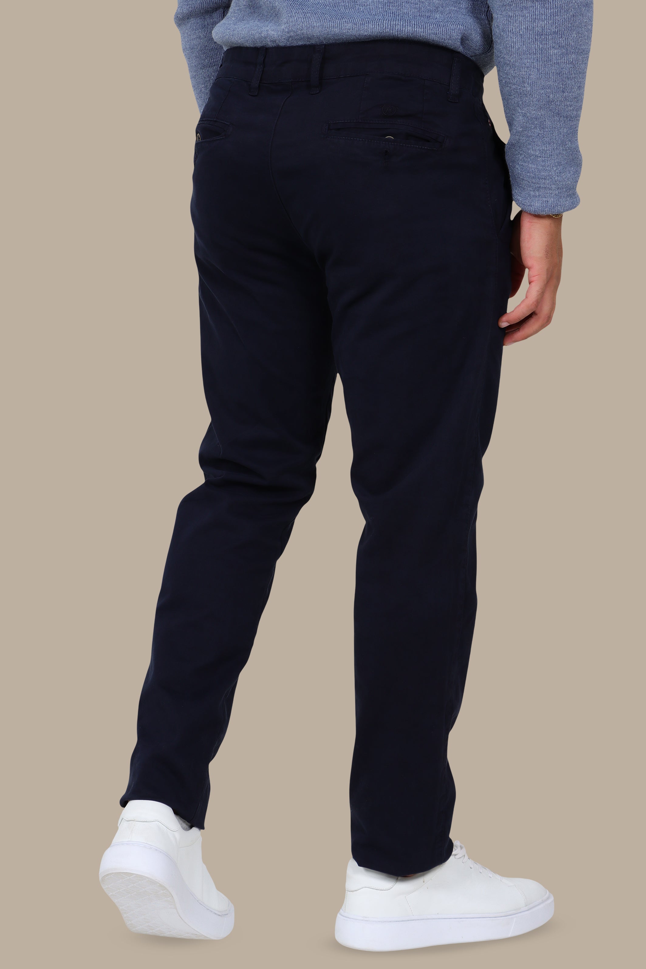 Navy Regular-Fit Chino (Big Size)