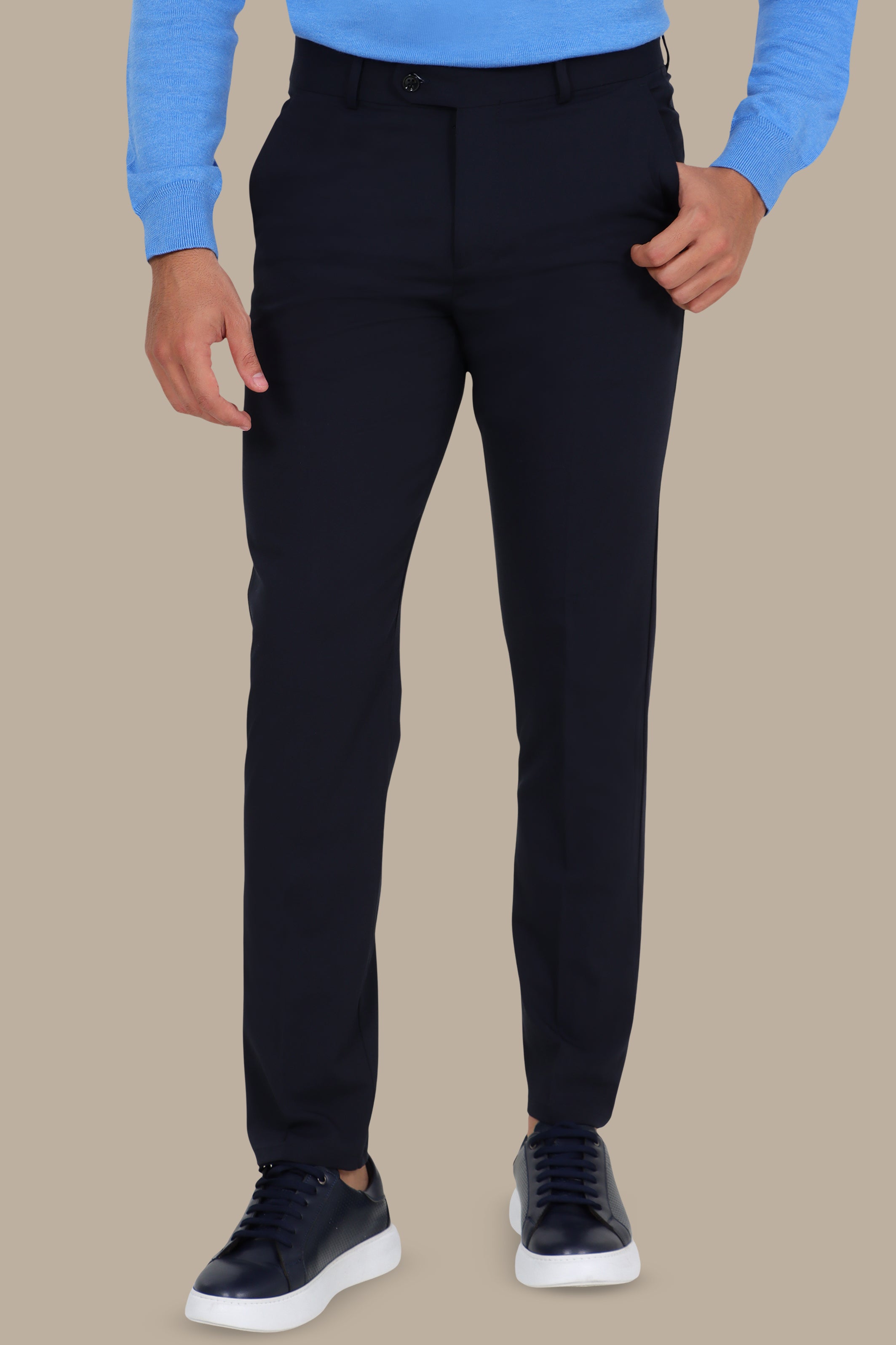 Classic Slim Fit Pant in Navy