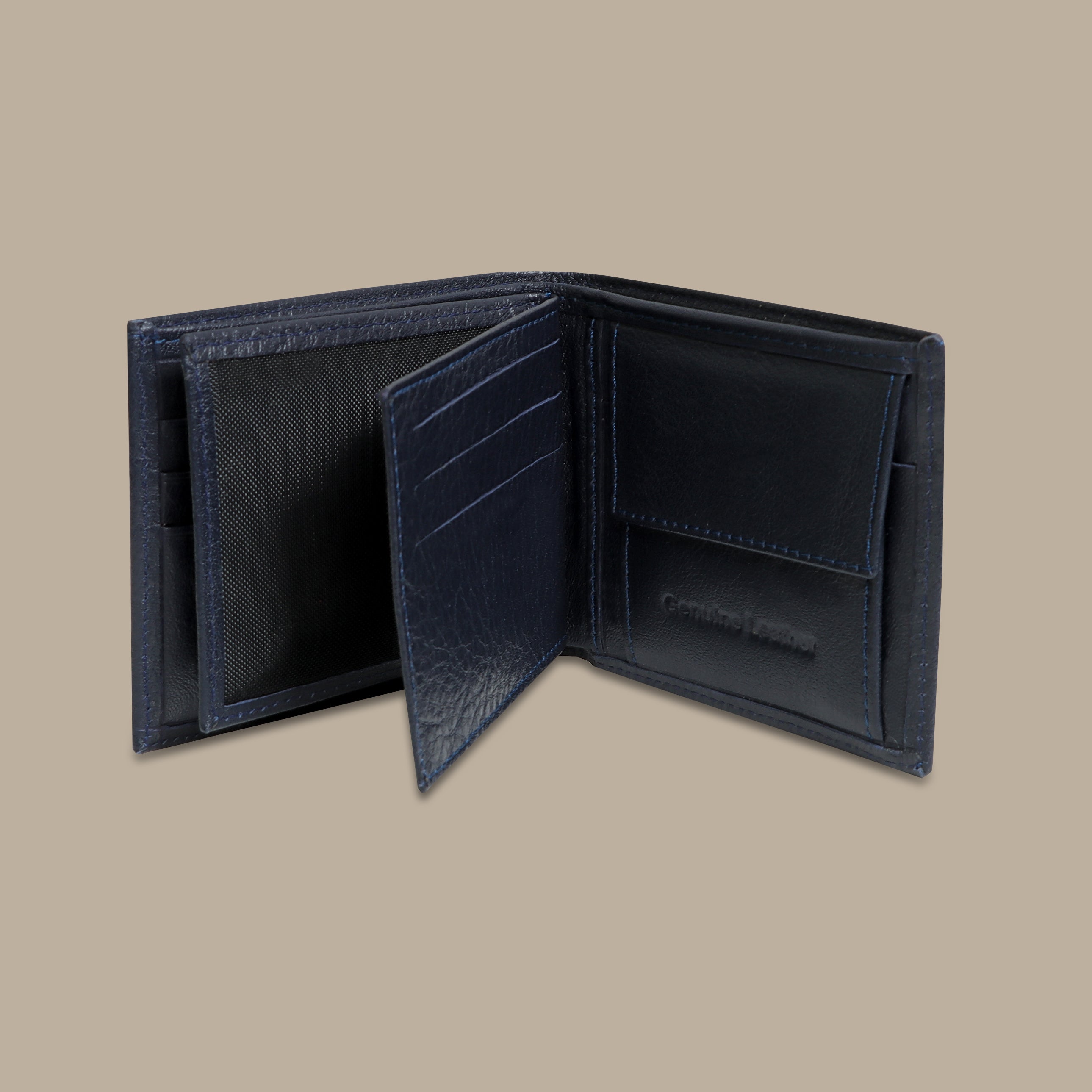 Navy Classic: Structured Basic Wallet