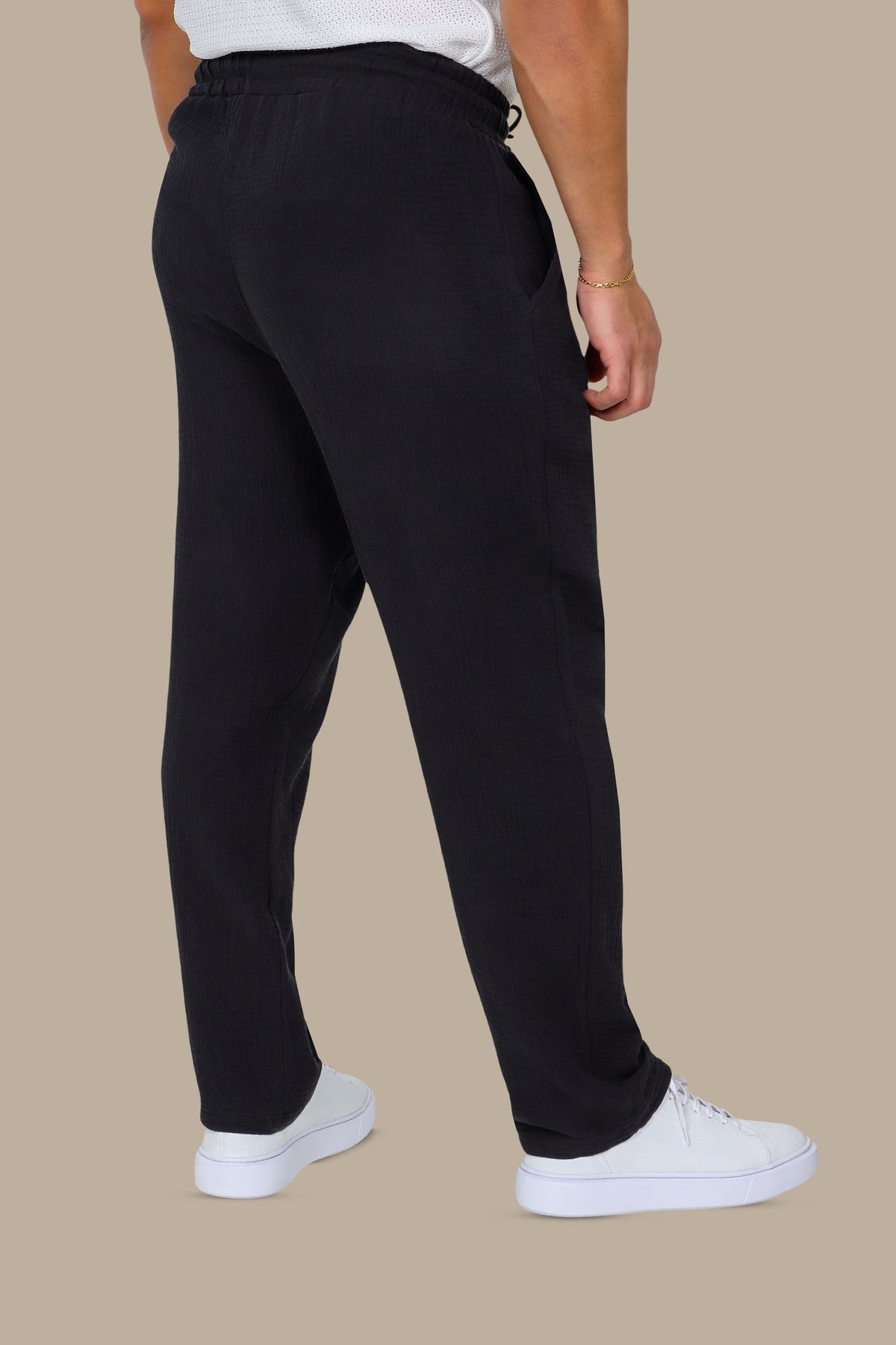 Linen Regular-Fit Pants