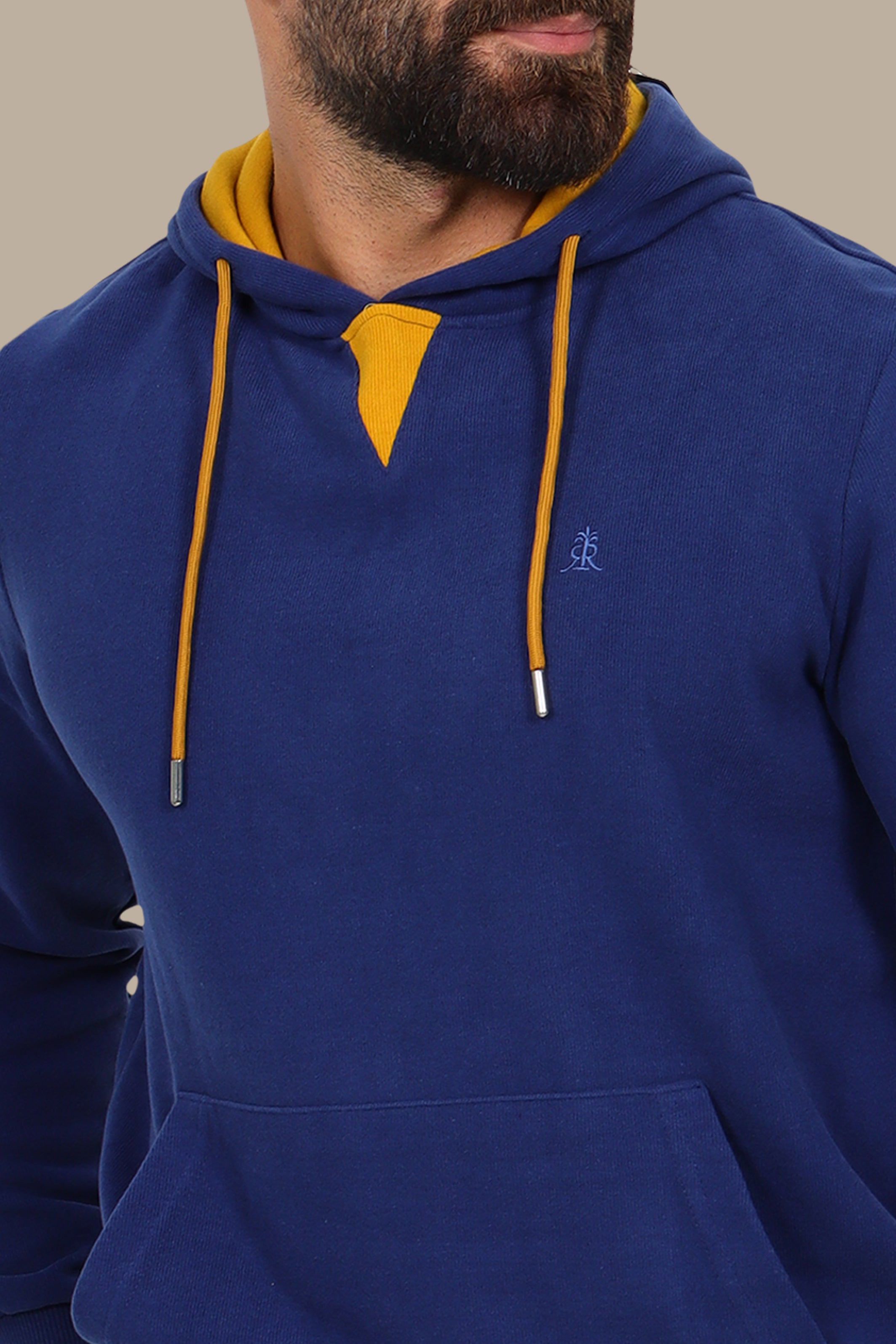 Velvet Hoodie Blue