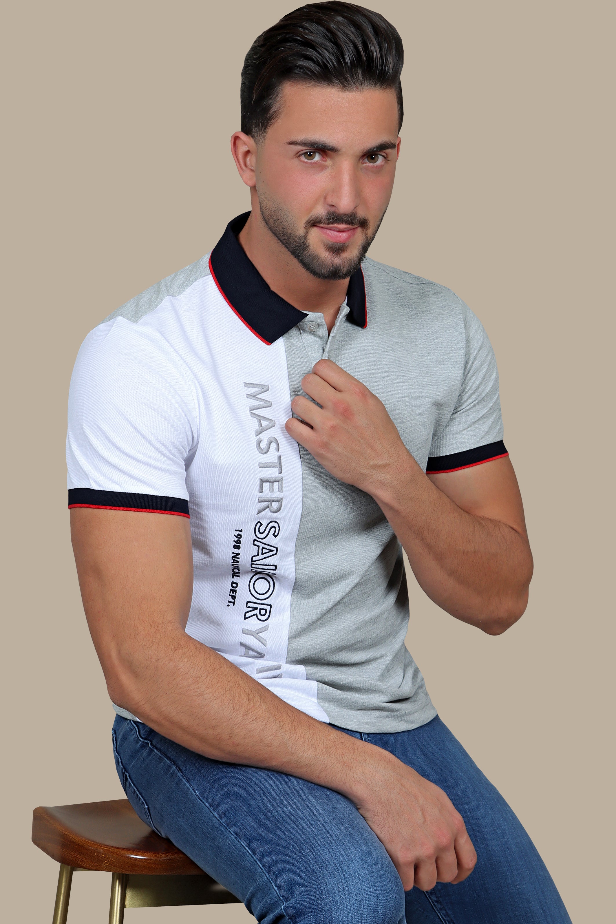 Polo Printed Yachting | White