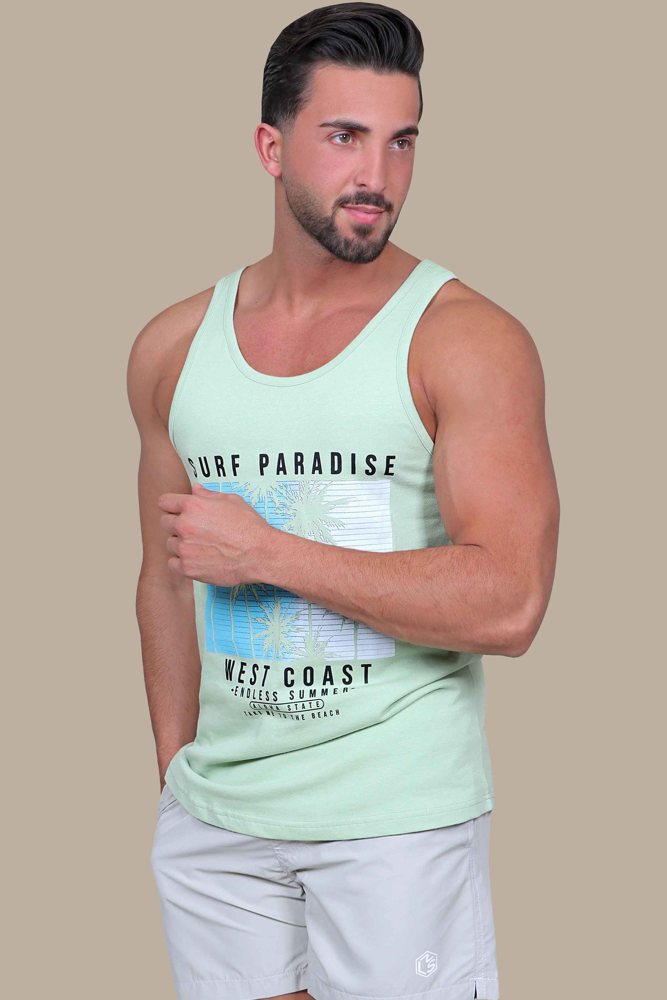 Beach Breeze: Sleeveless Surf Shirt