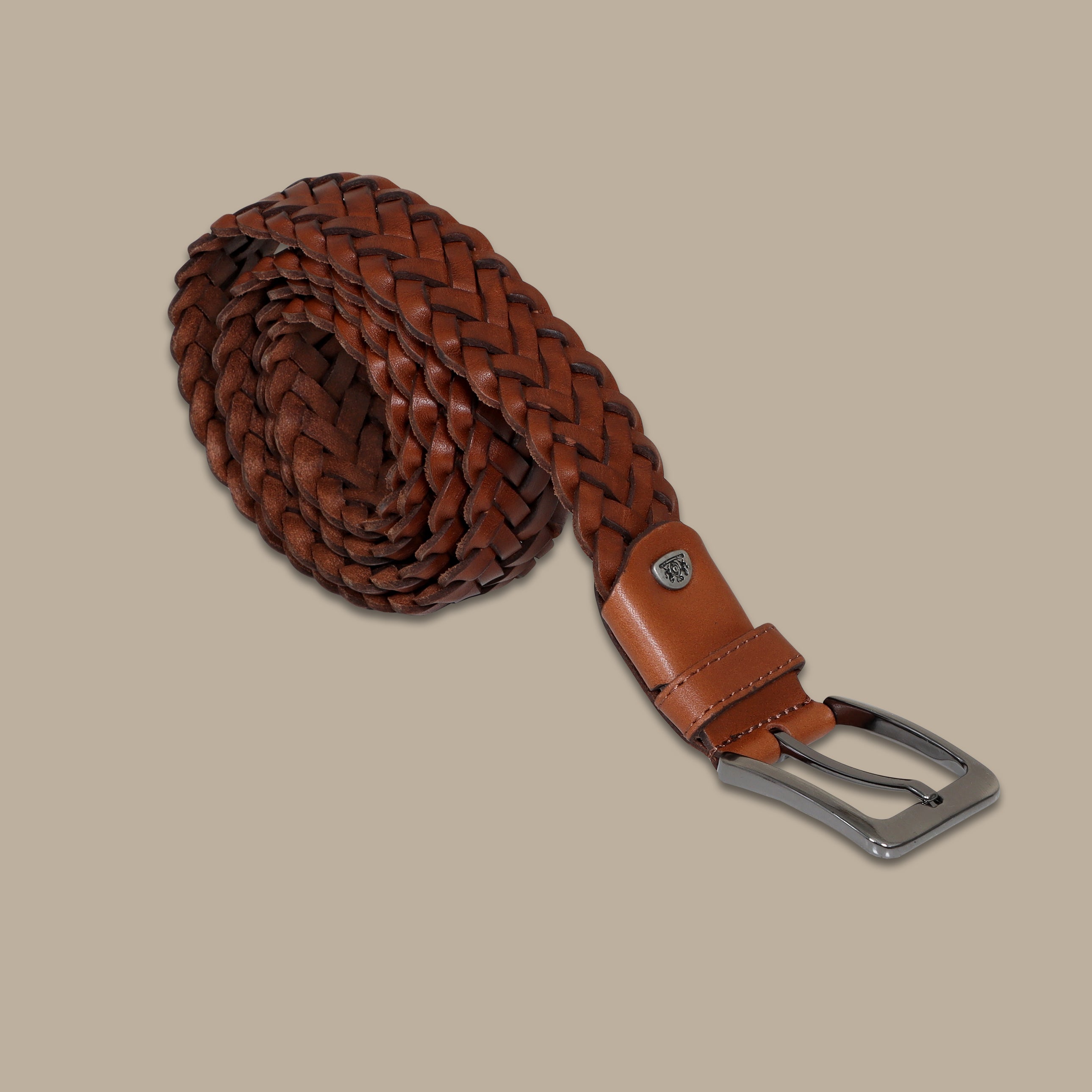 Havan Weave: Plain Braided Leather Belt