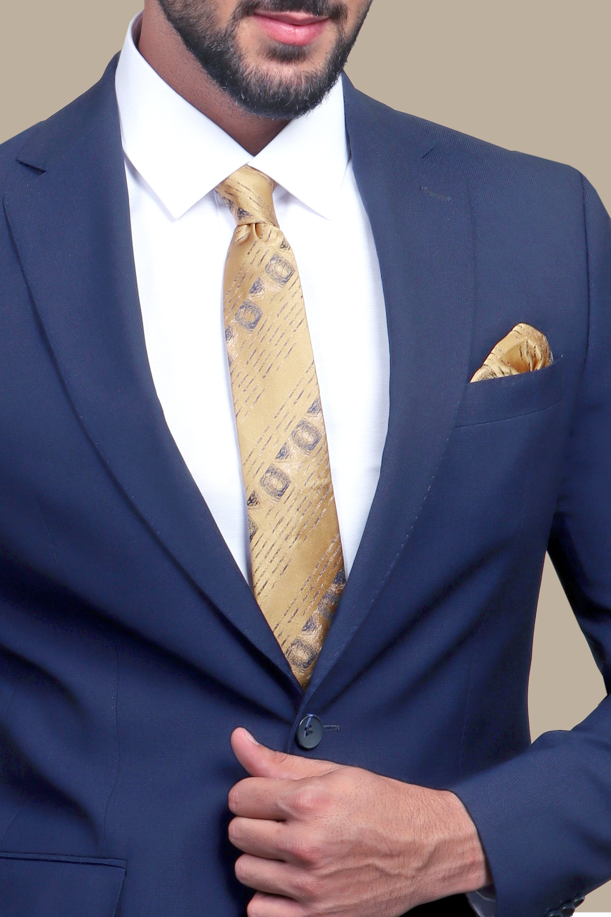 Navy Sophistication: Notch Basic Drop 8 Suit