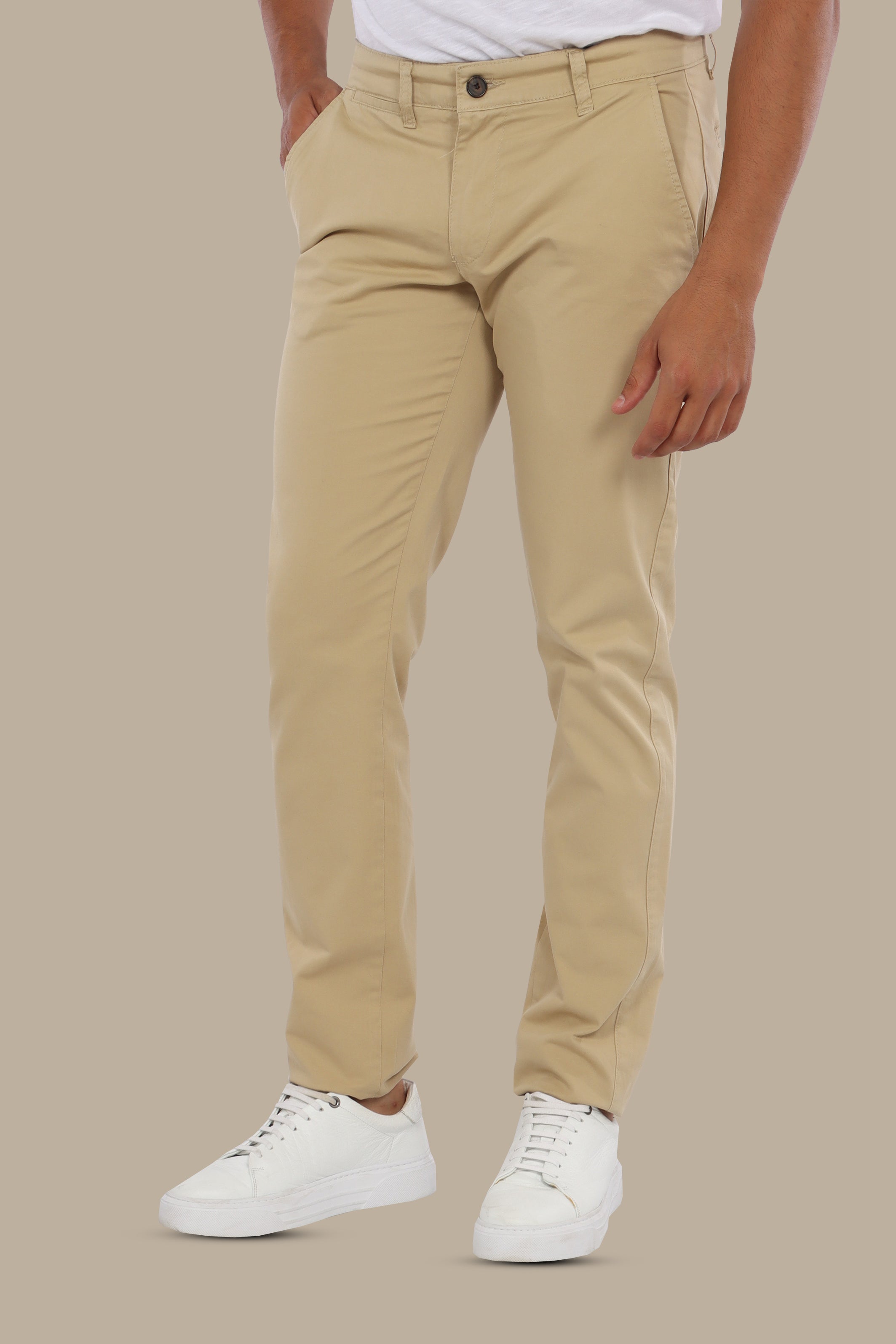 Chino Plain Regular Fit - Classic Beige