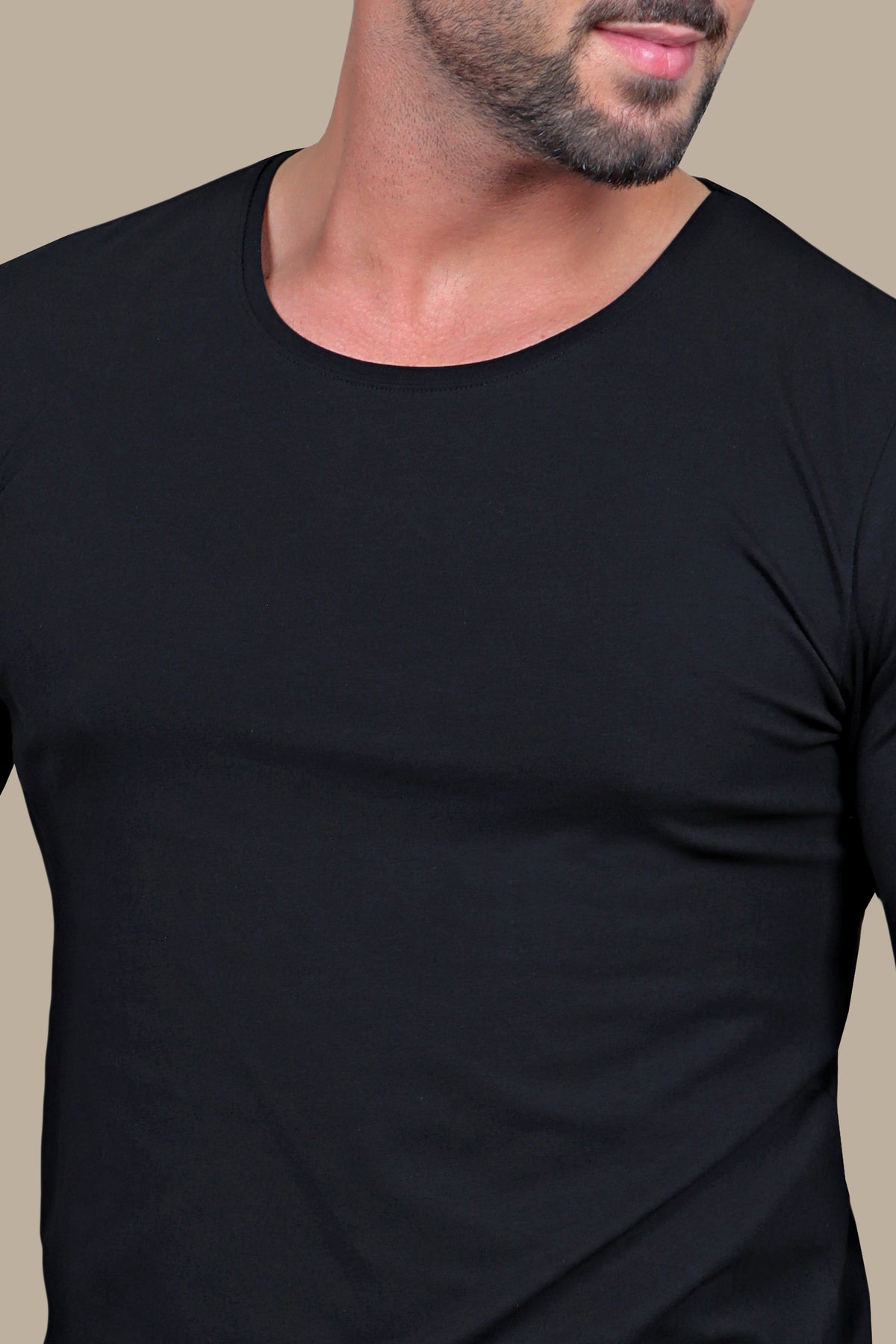 Long Sleeve Basic Round Neck T-Shirt