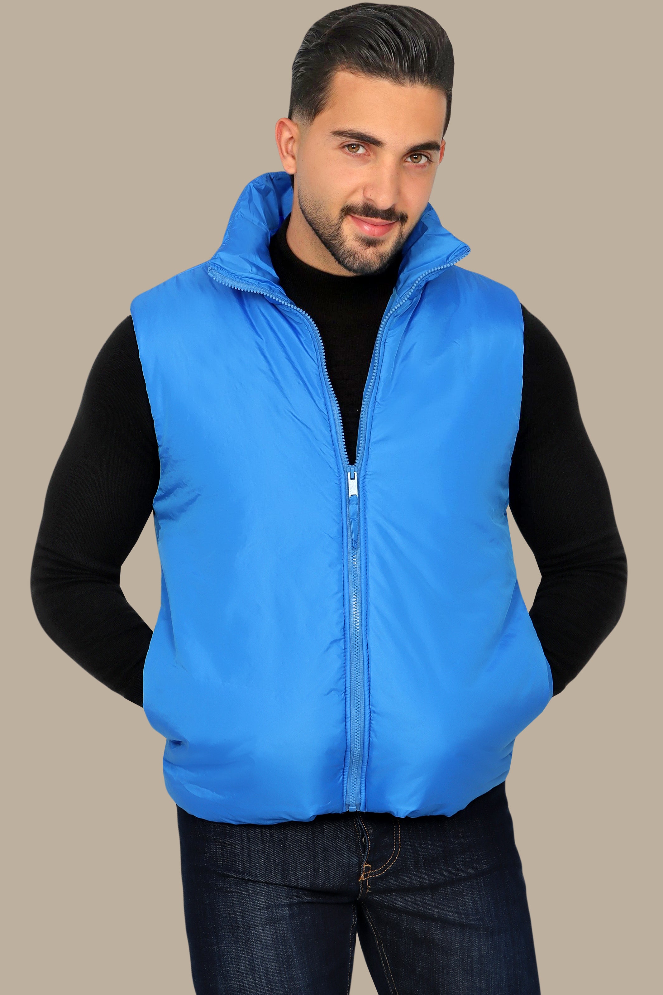 Blue Basic Vest