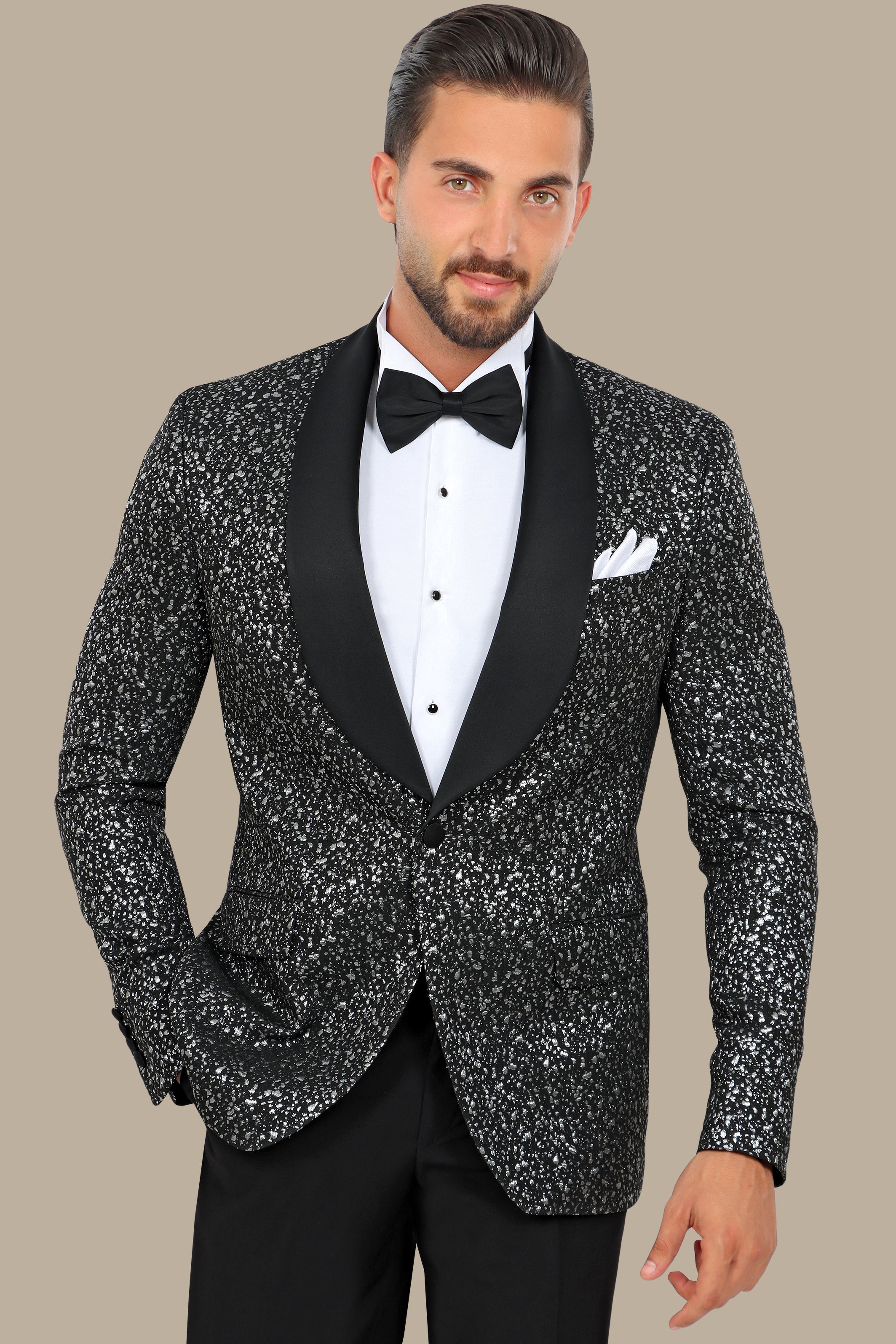 Silver Glitter Tuxedo FV Special Collection