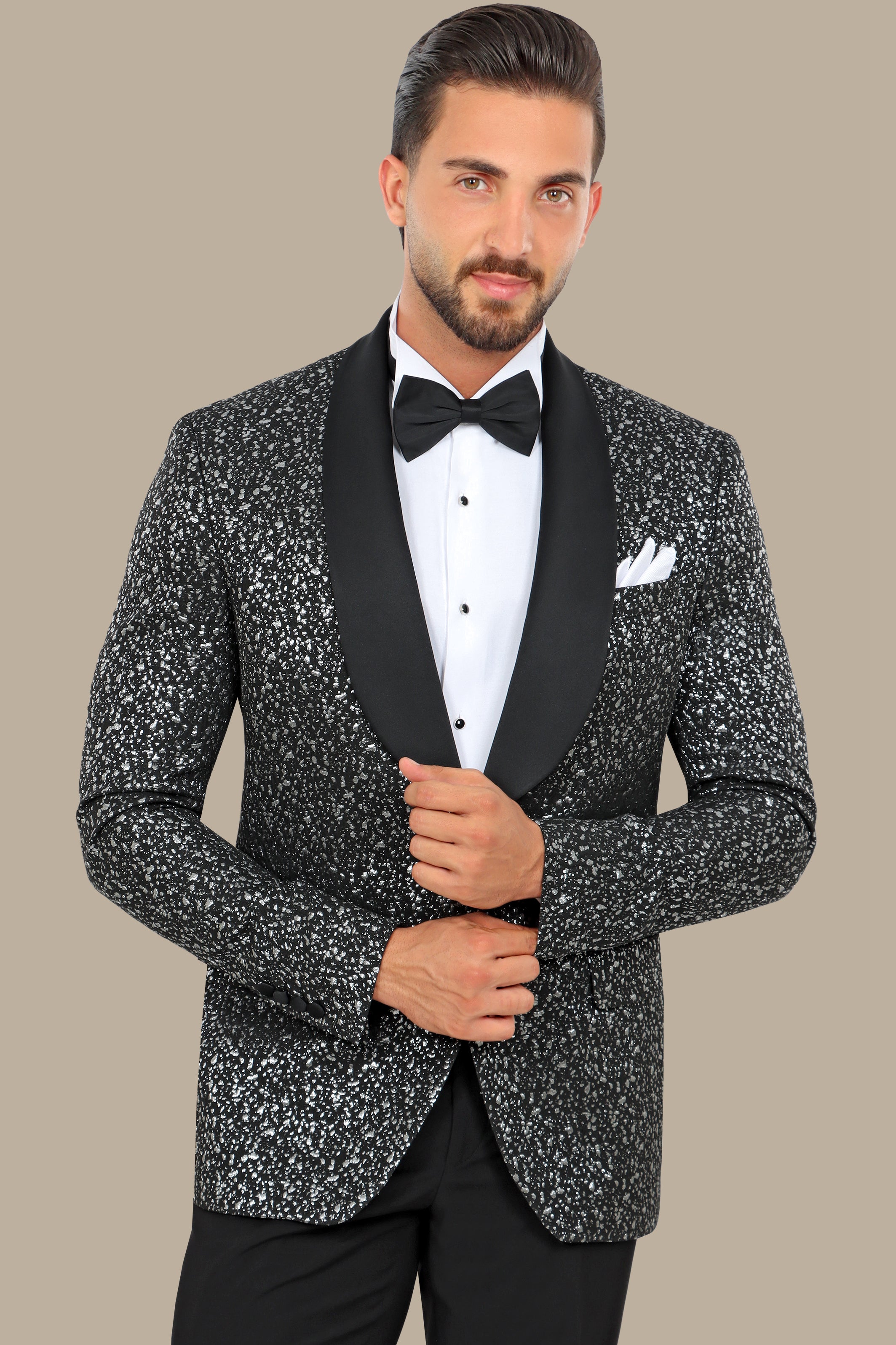 Silver Glitter Tuxedo FV Special Collection