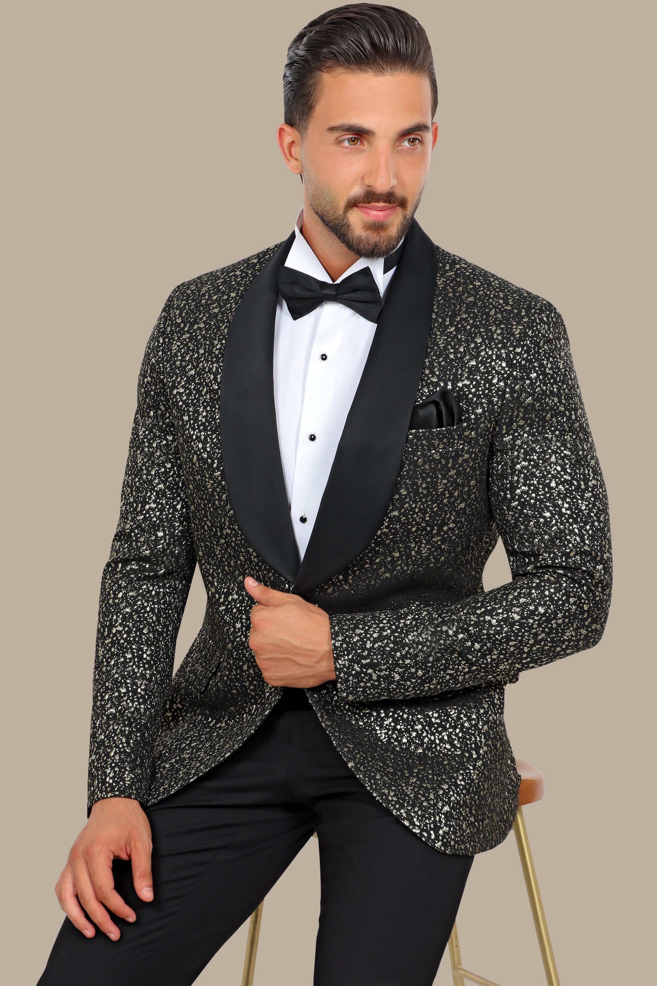 Gold Glitter Tuxedo FV Special Collection