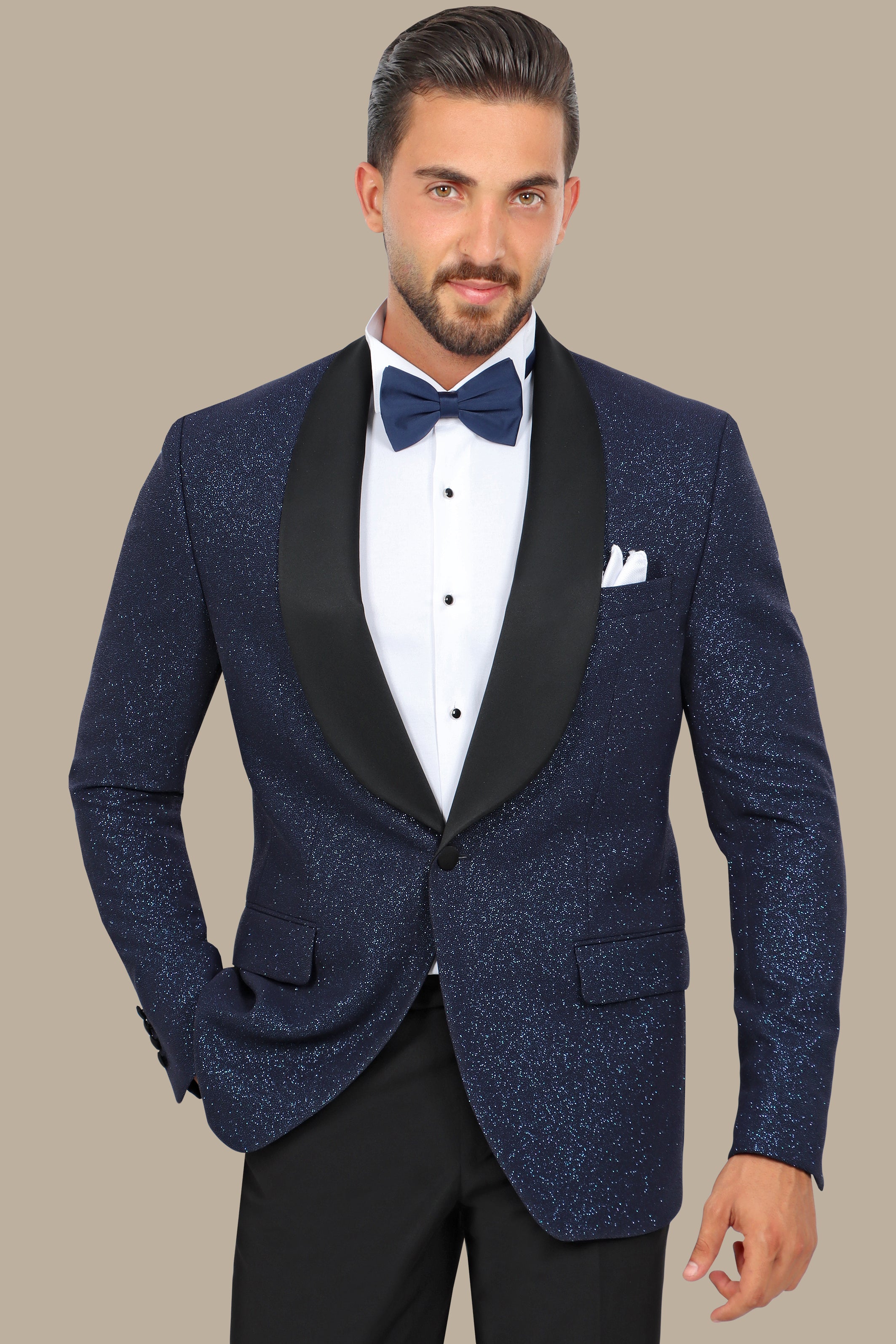 Navy Glitter Colchale Tuxedo FV Special Collection