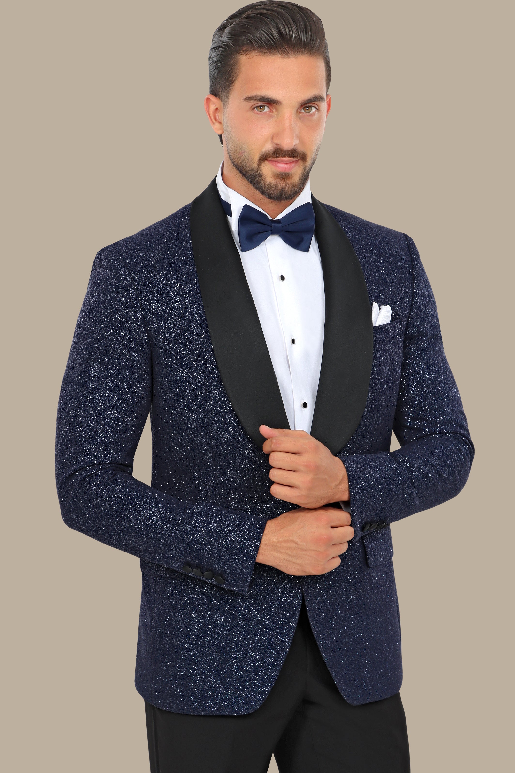 Navy Glitter Colchale Tuxedo FV Special Collection