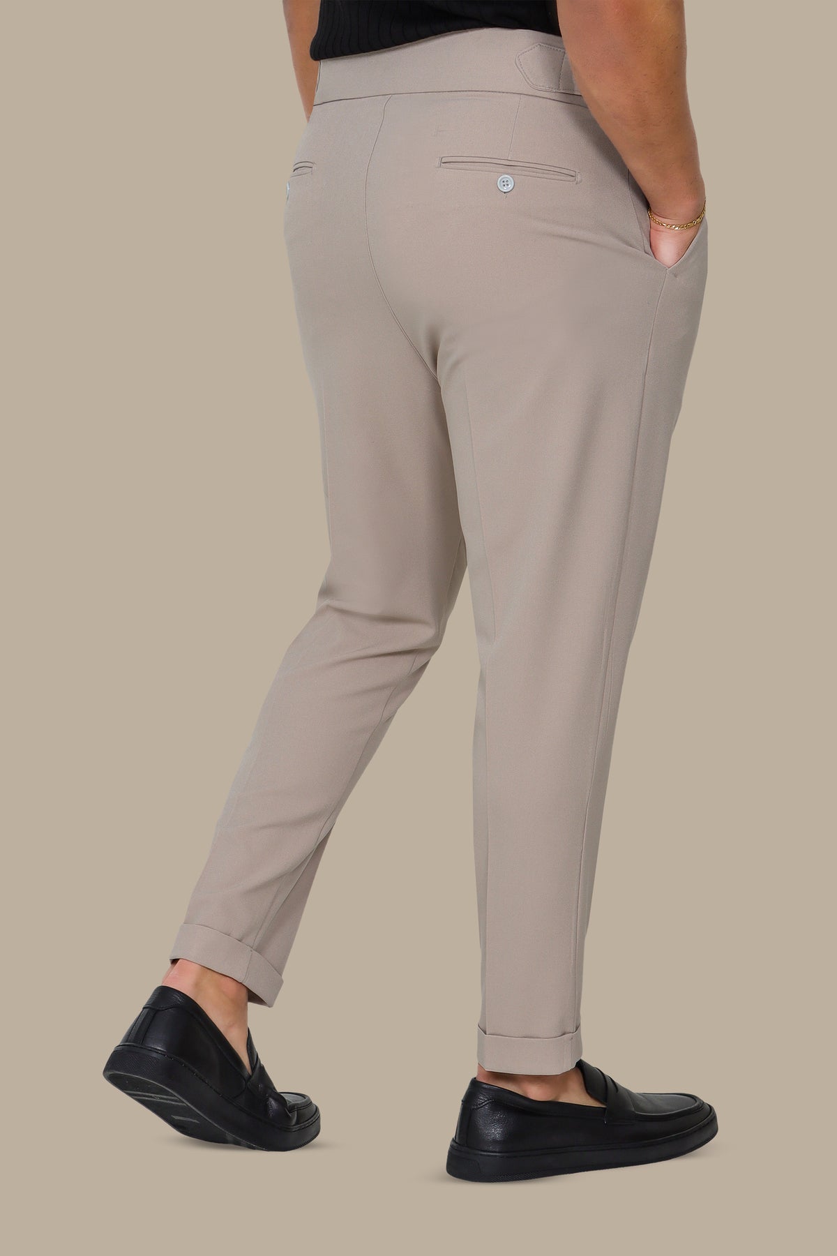 Double Side Button Tailored Trousers