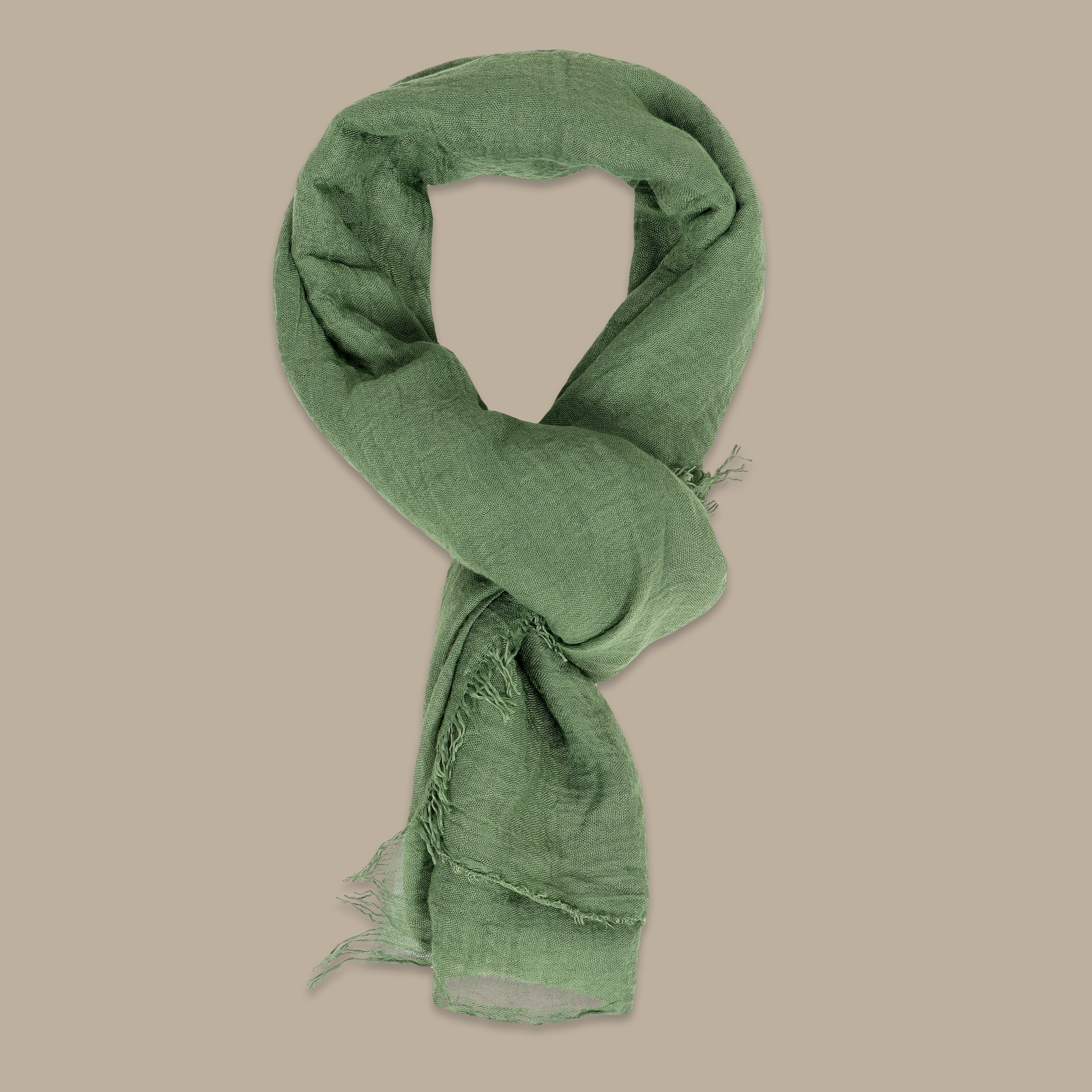 Scarf Plain Olive