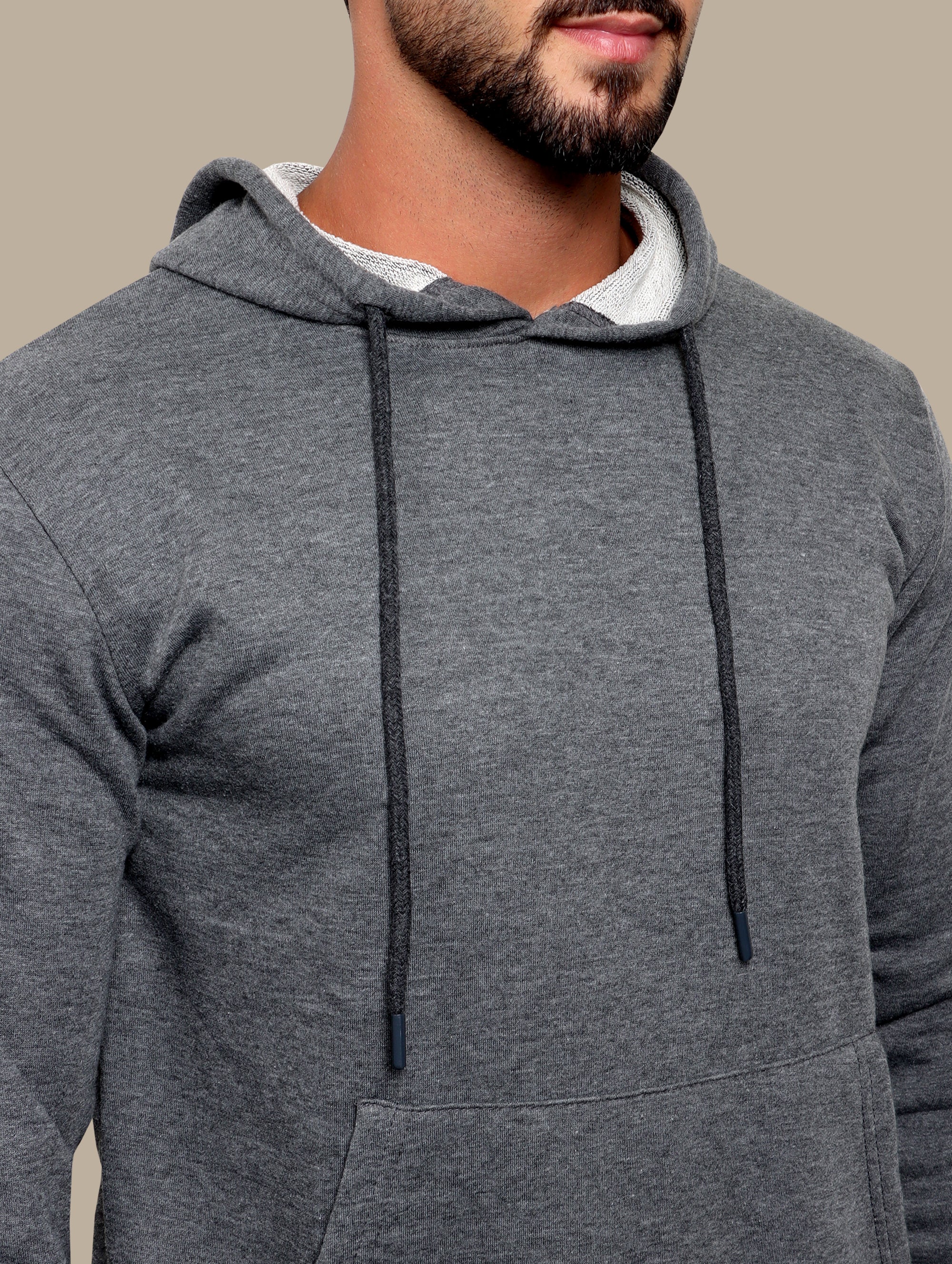 Urban Utility: Dark Gray Hoody with Pockets