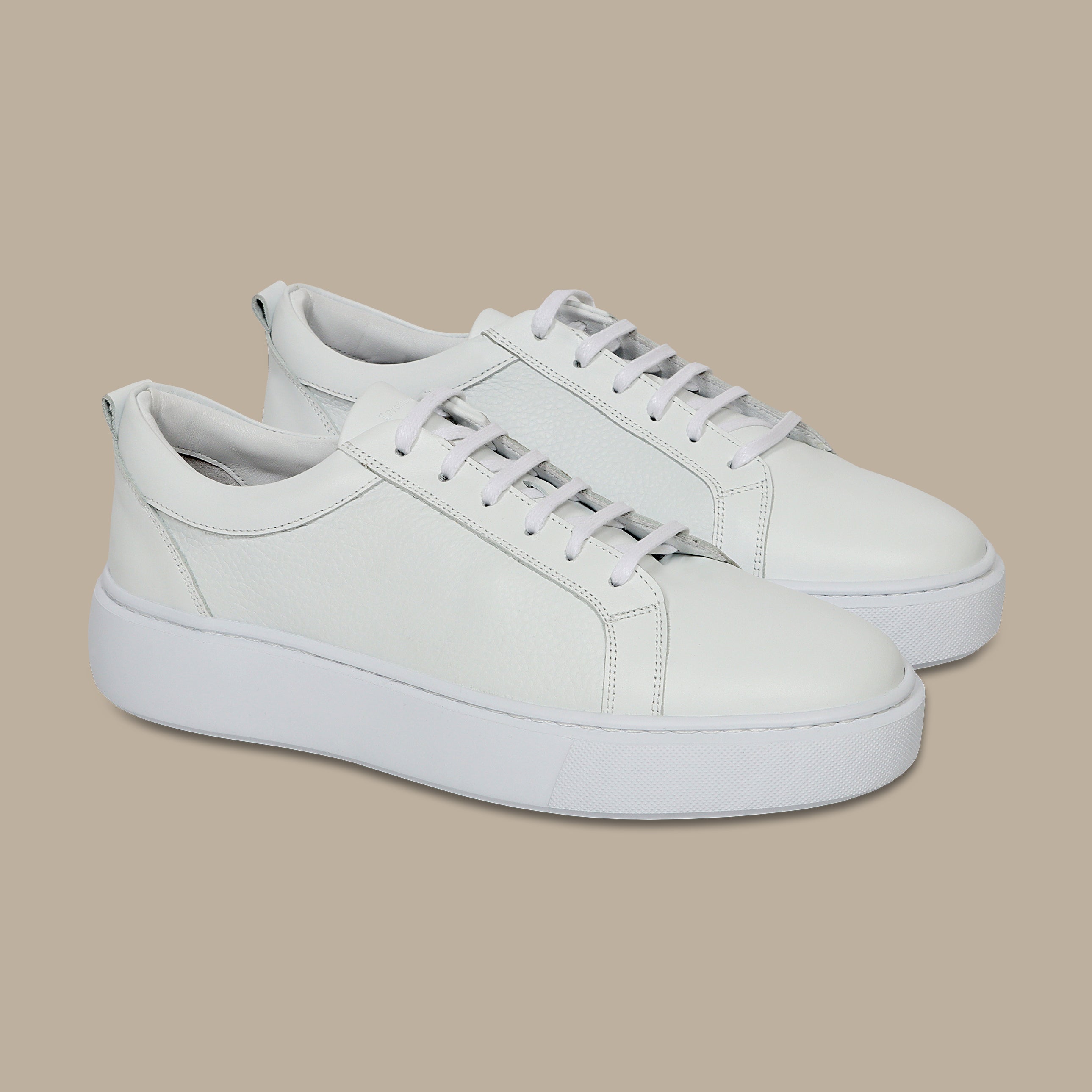 Alexander Structure White Sneakers: Pure Simplicity