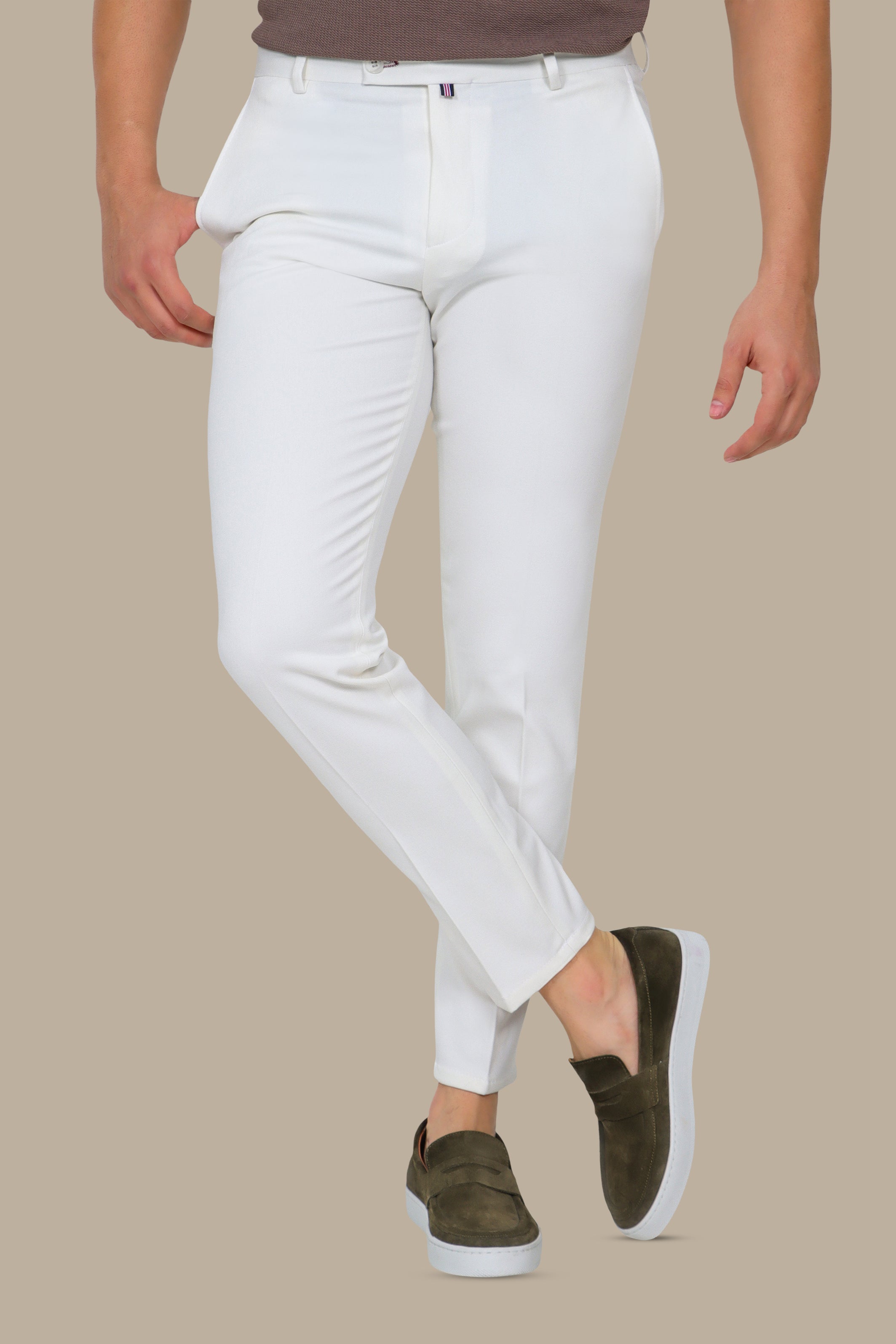 Timeless White: Classic White Pants
