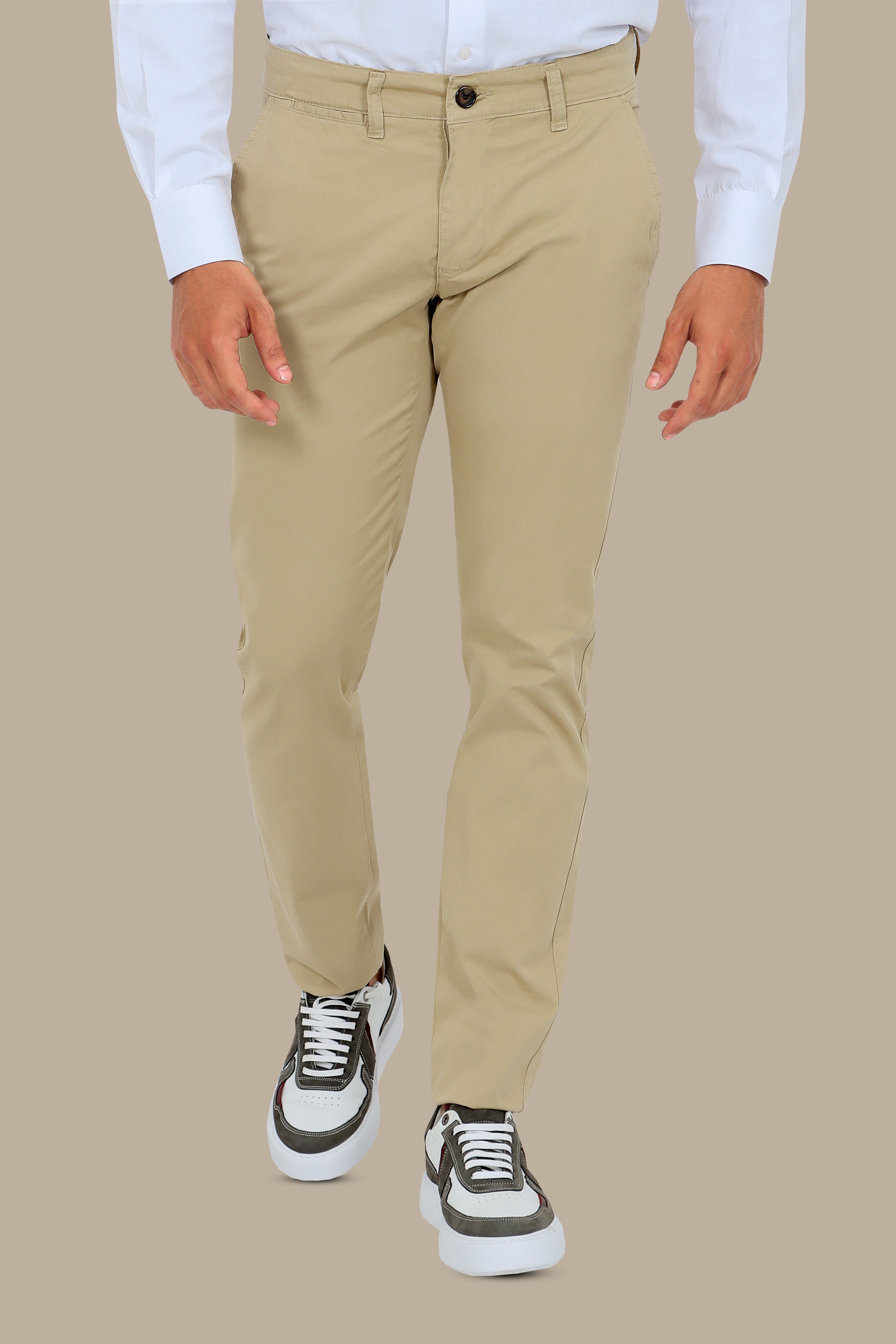 Chino Plain Regular Fit - Classic Beige