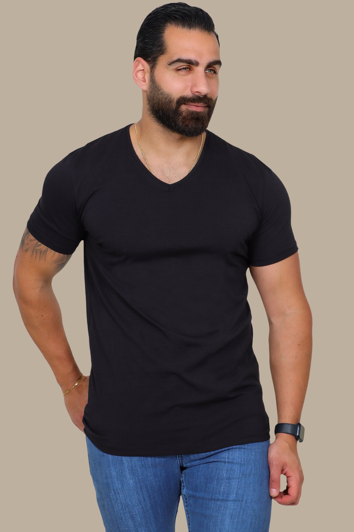 Basic V-Neck T-Shirt
