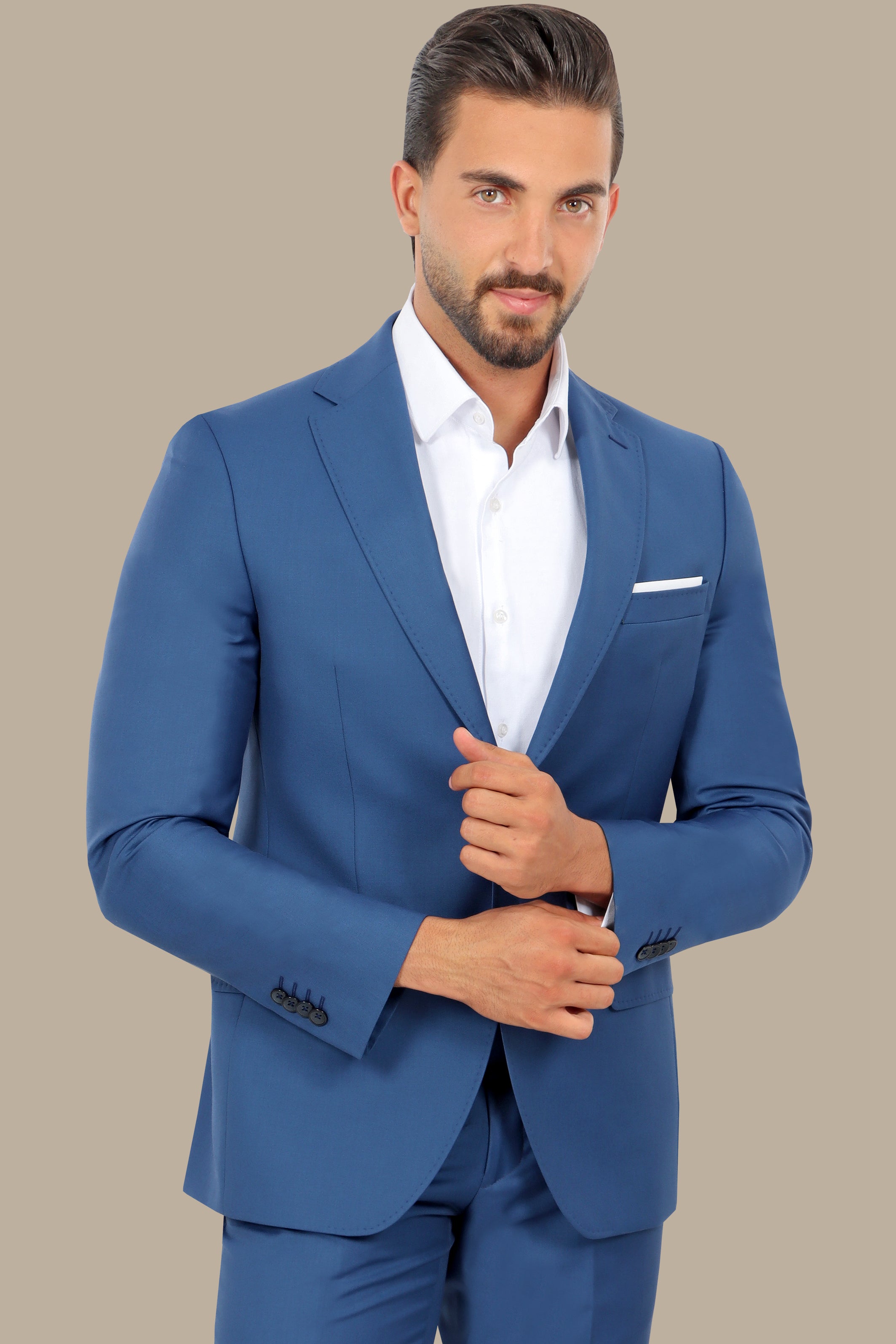 Blue Notch Plain Suit