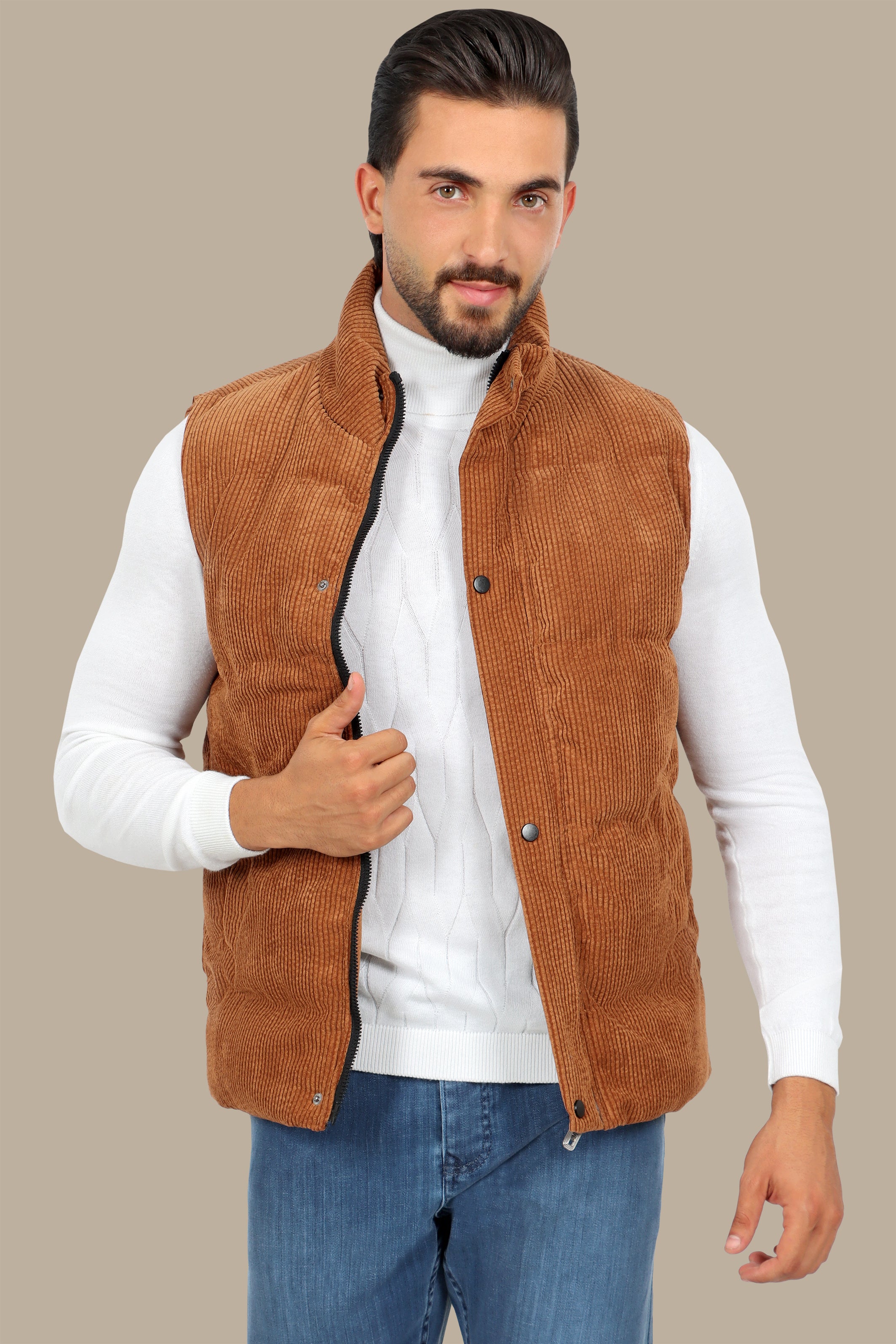 Havane Corduroy Vest