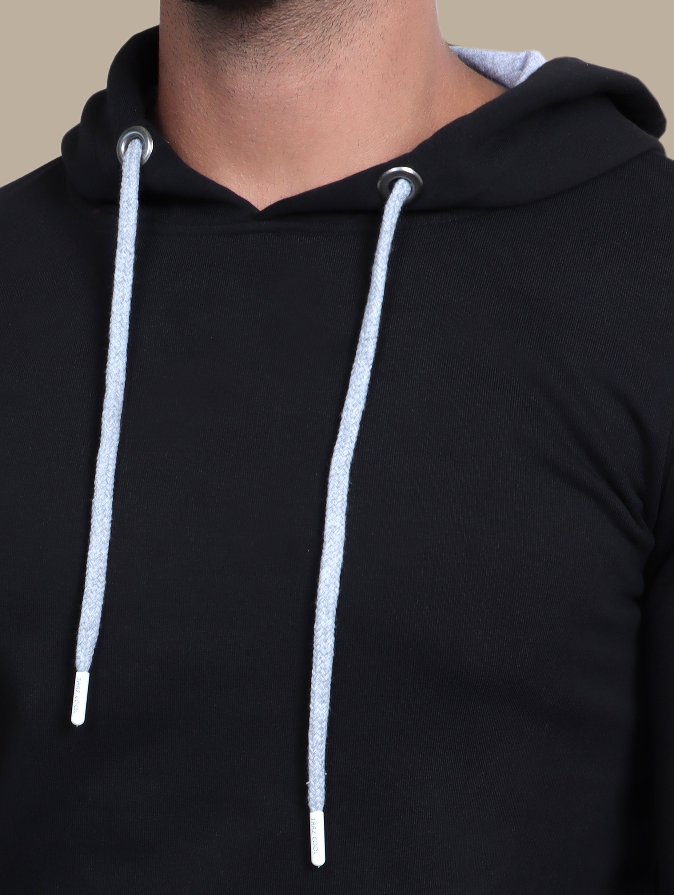 Hoodie Plain | Black