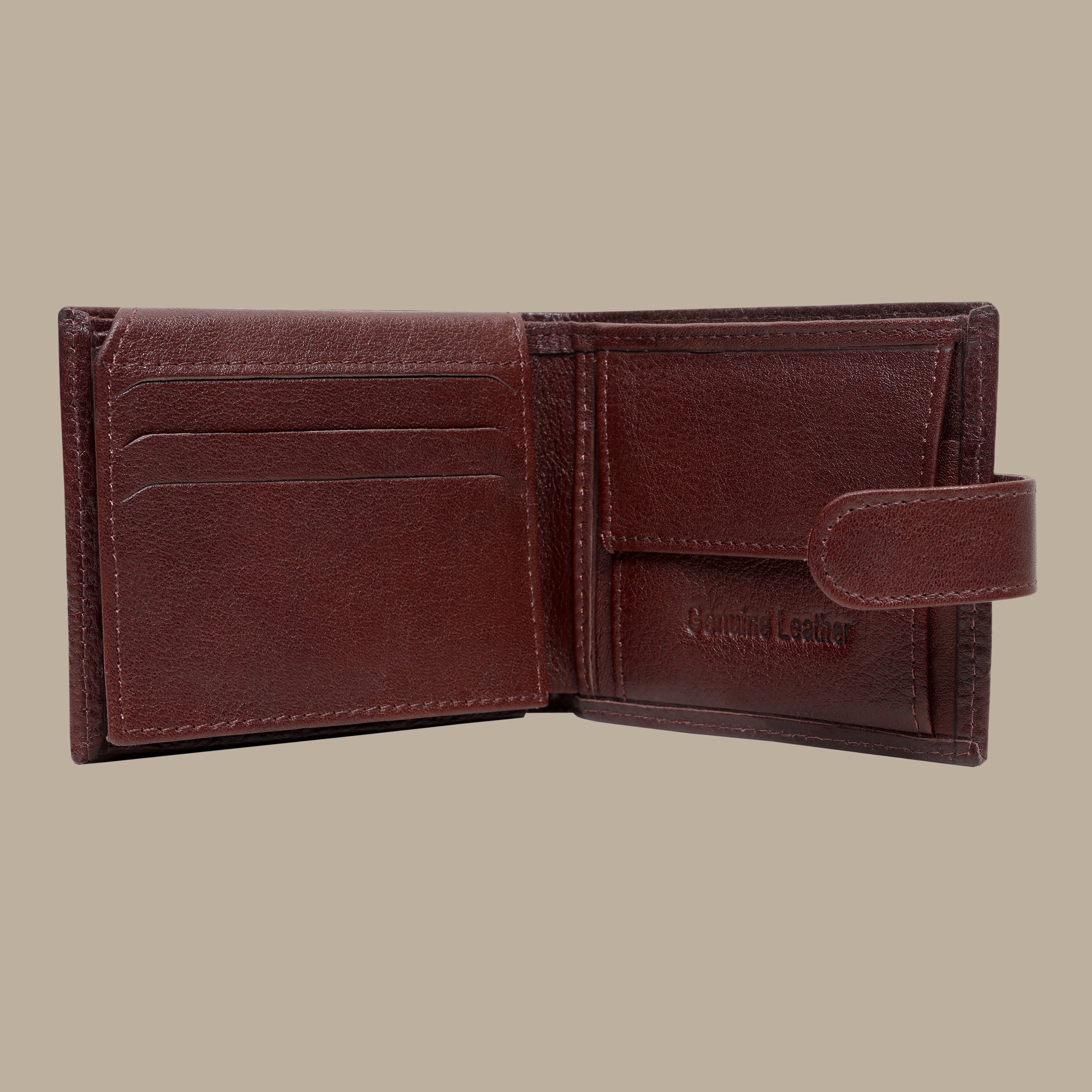 Brown Elegance: A Stylish Wallet Flap Capsule for Timeless Sophistication