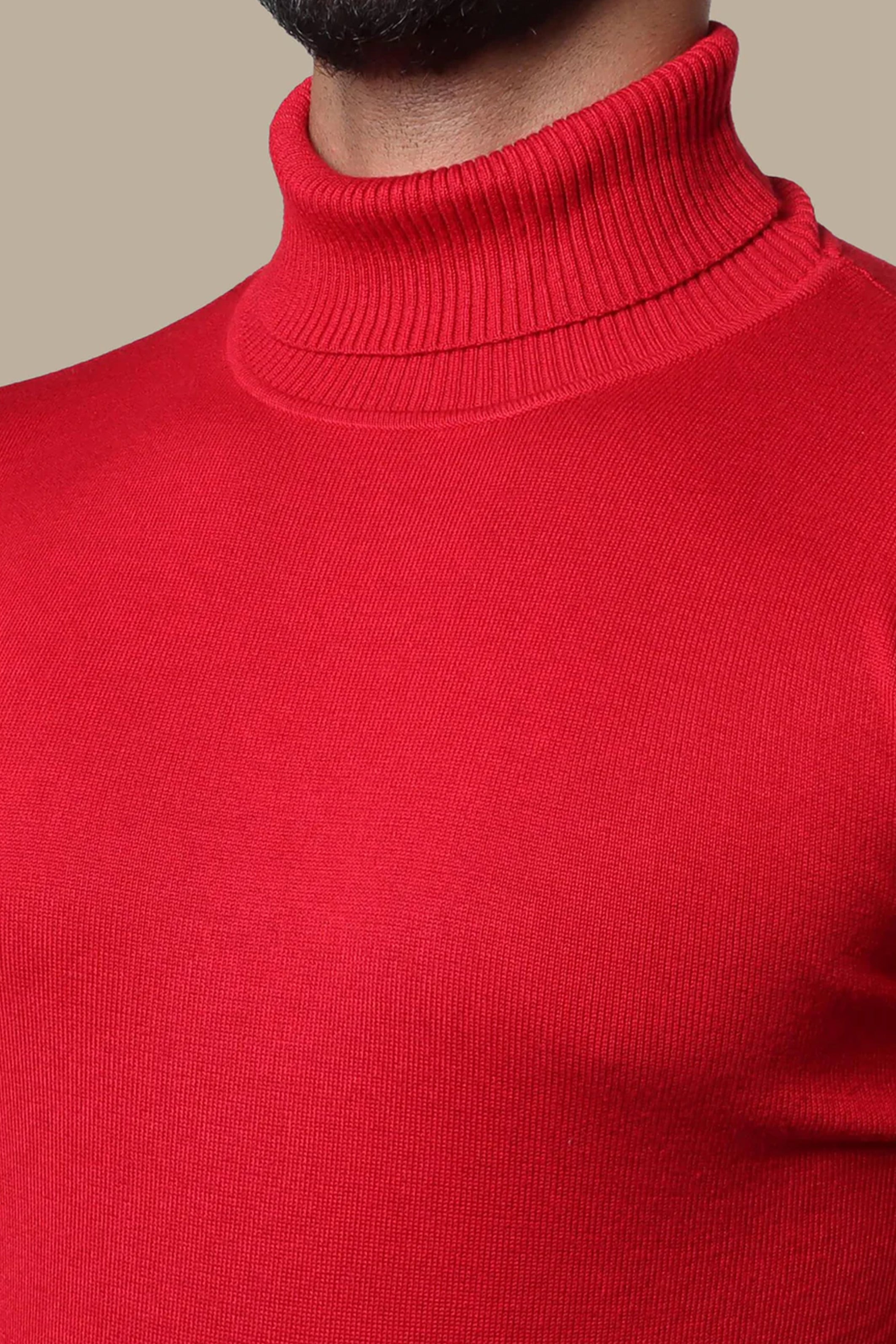 Sweater Turtle Neck | Red