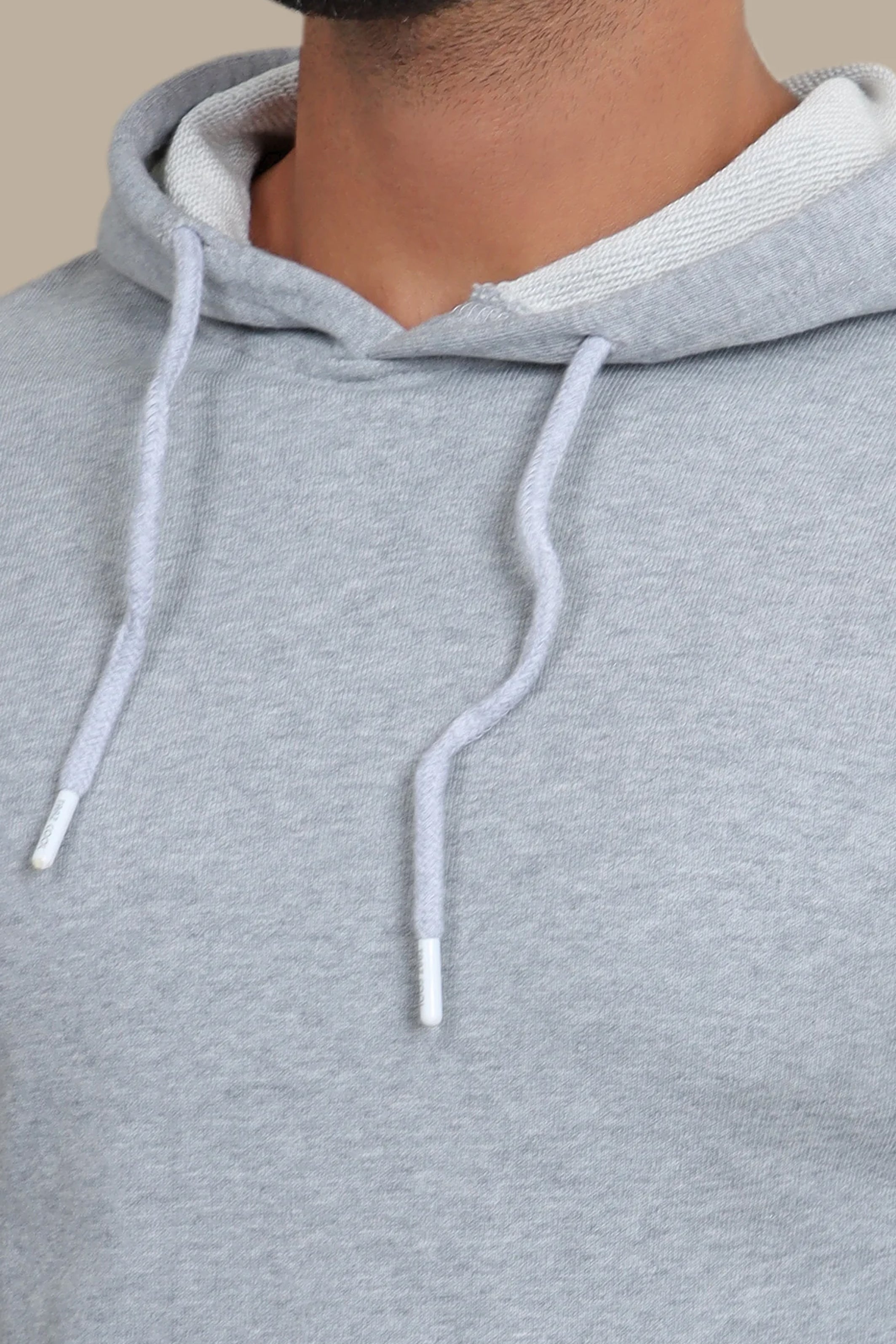 Hoodie With Pockets | Light Grey