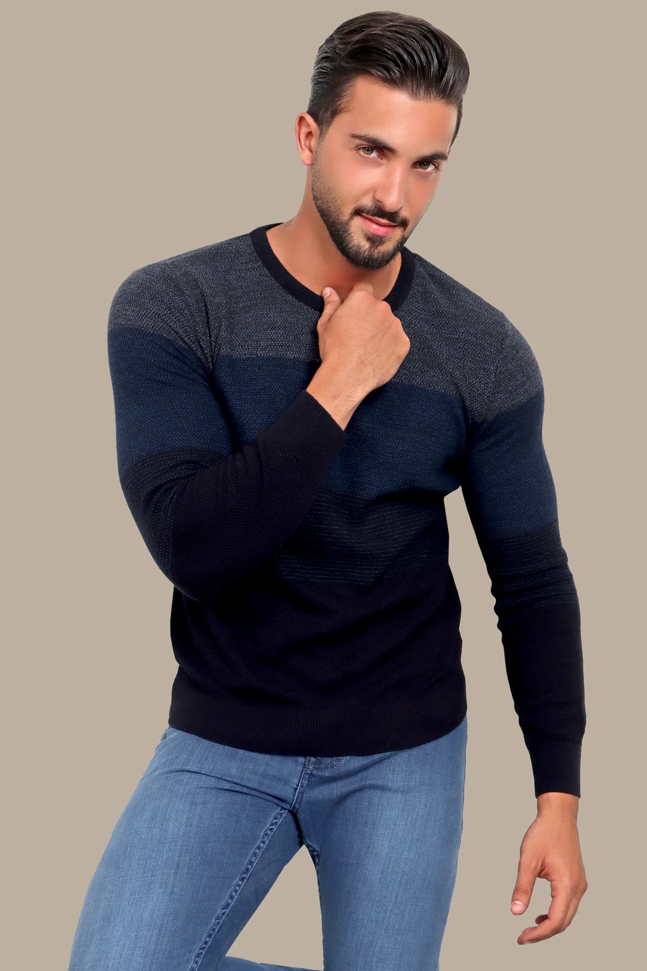 Sweater Casual 4 Layers | Navy