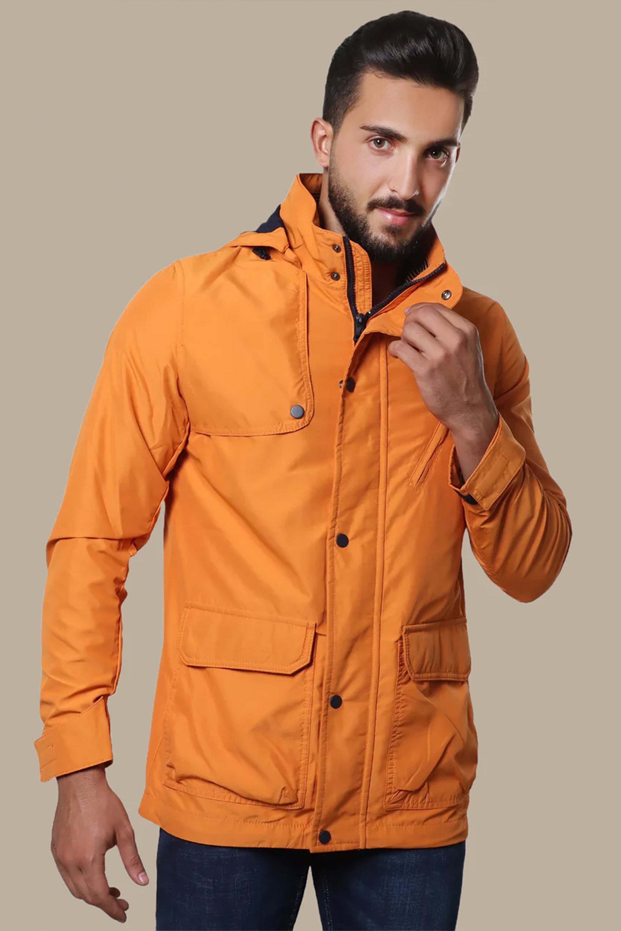 Jacket Windbreaker | Orange