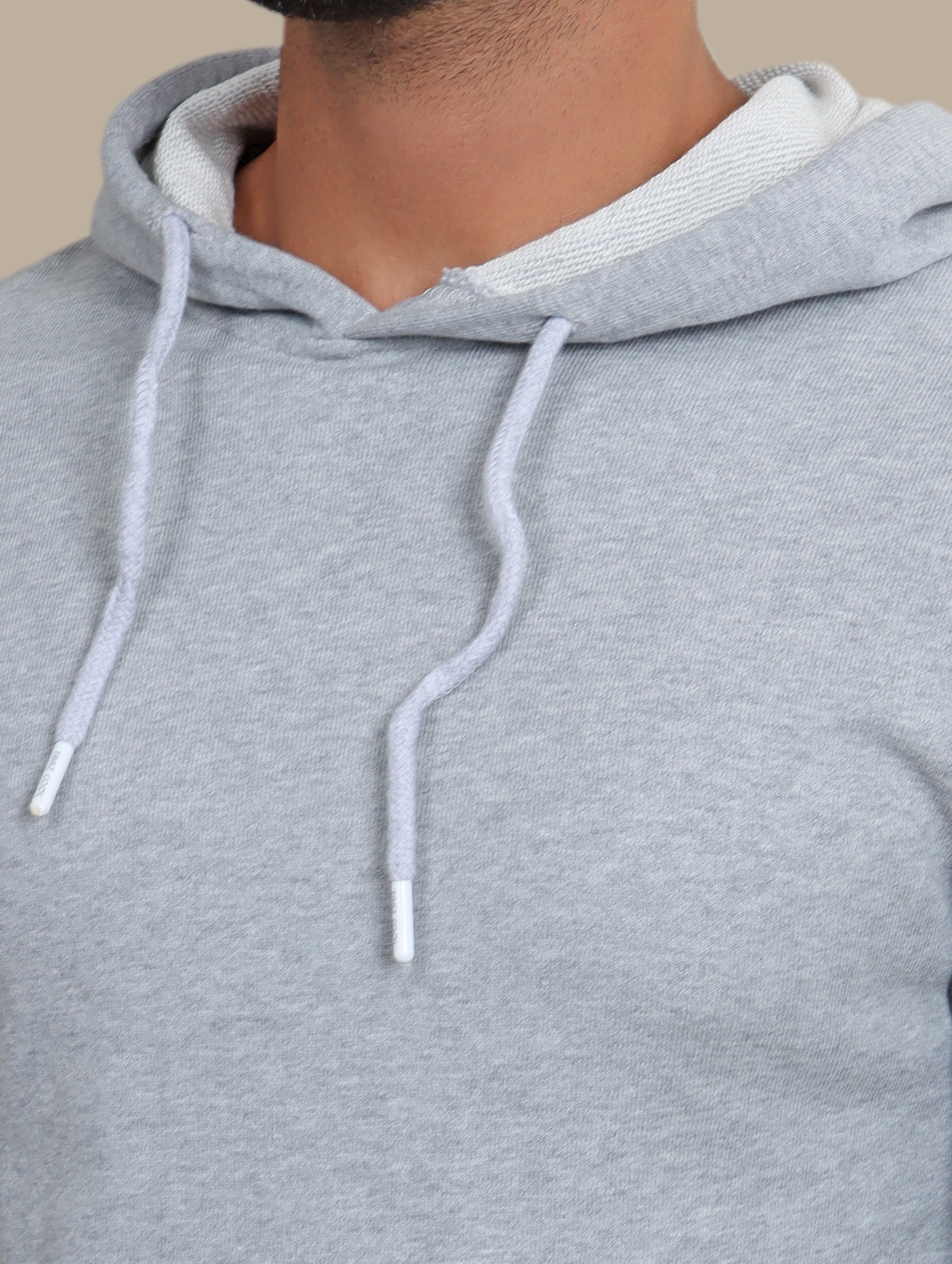 Hoodie With Pockets | Light Grey