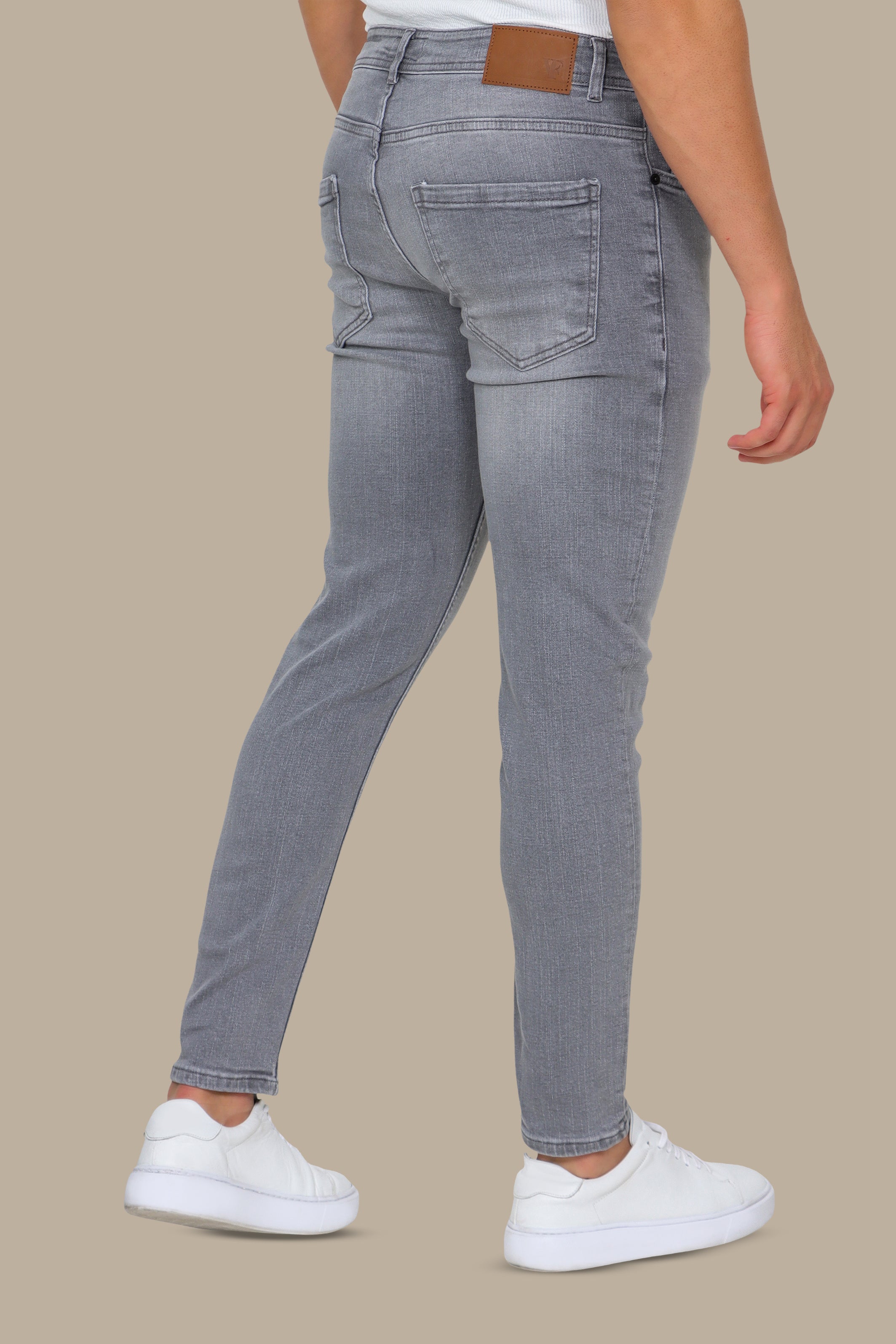 Light Grey Slim Fit Jeans