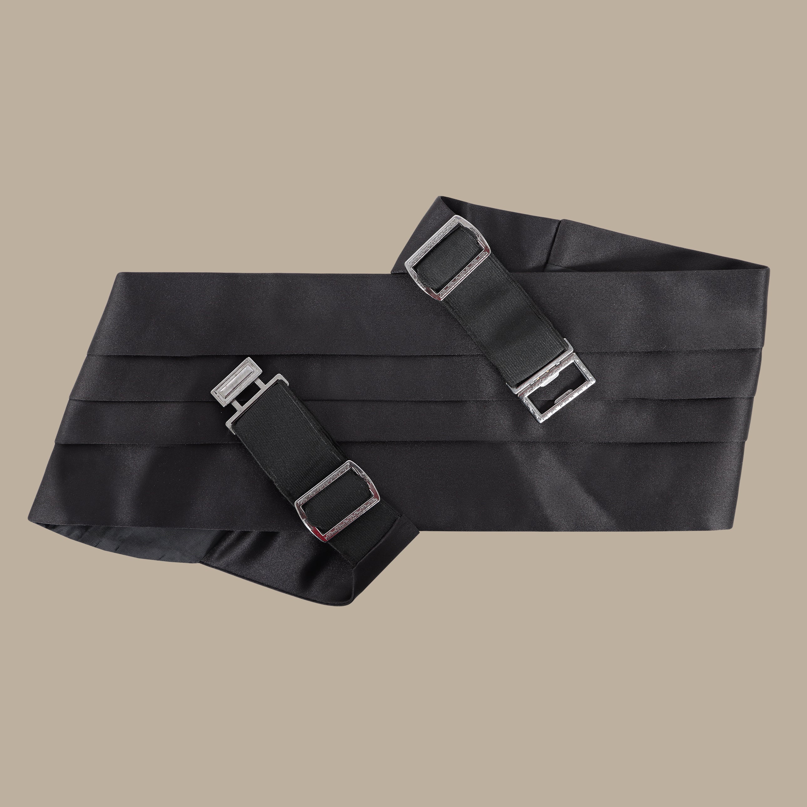 Black Cummerbund Set