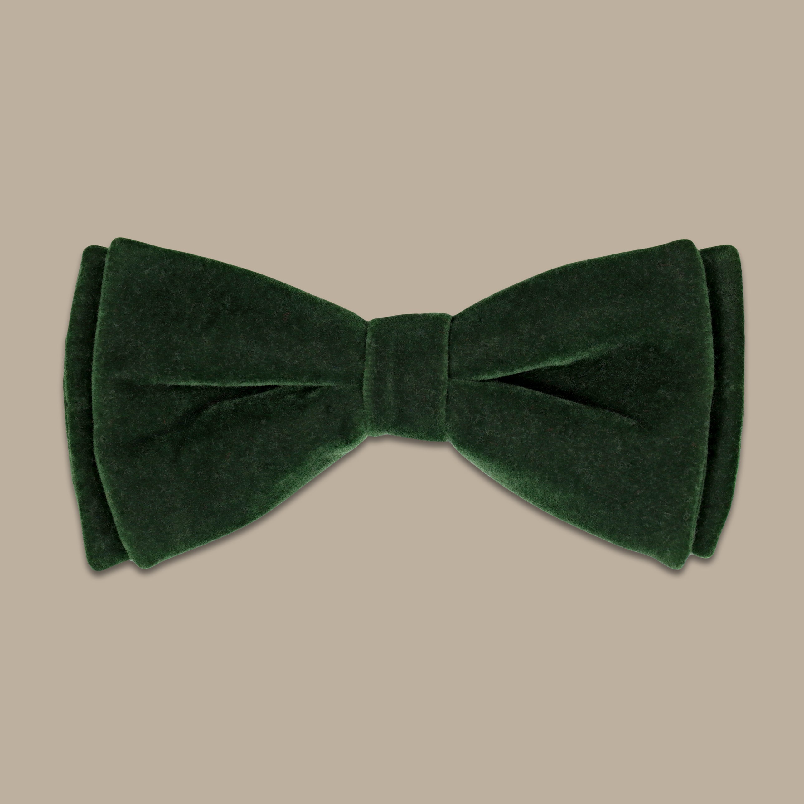 Green Velvet Bowtie