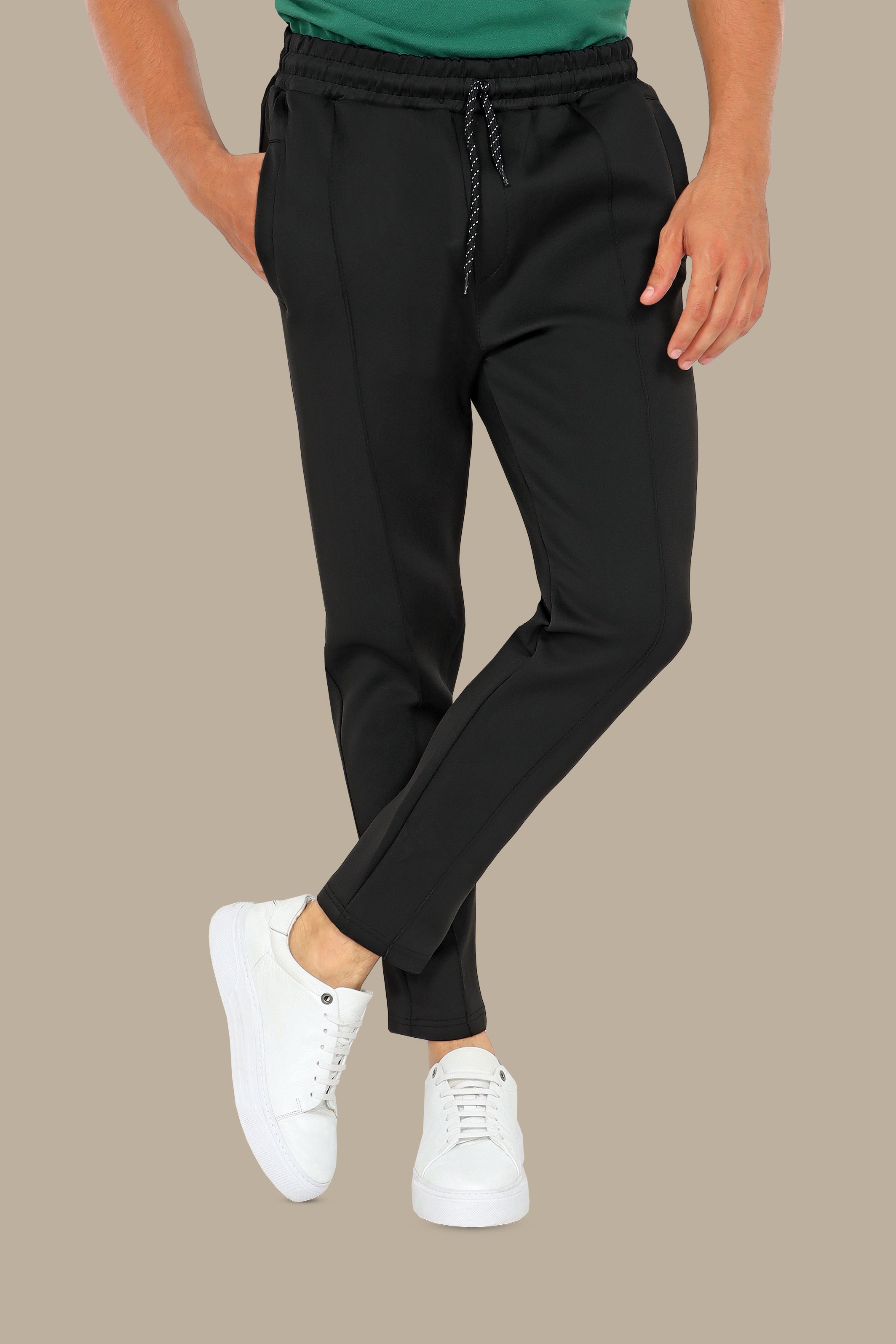 Classic Black Joggers - Casual Comfort