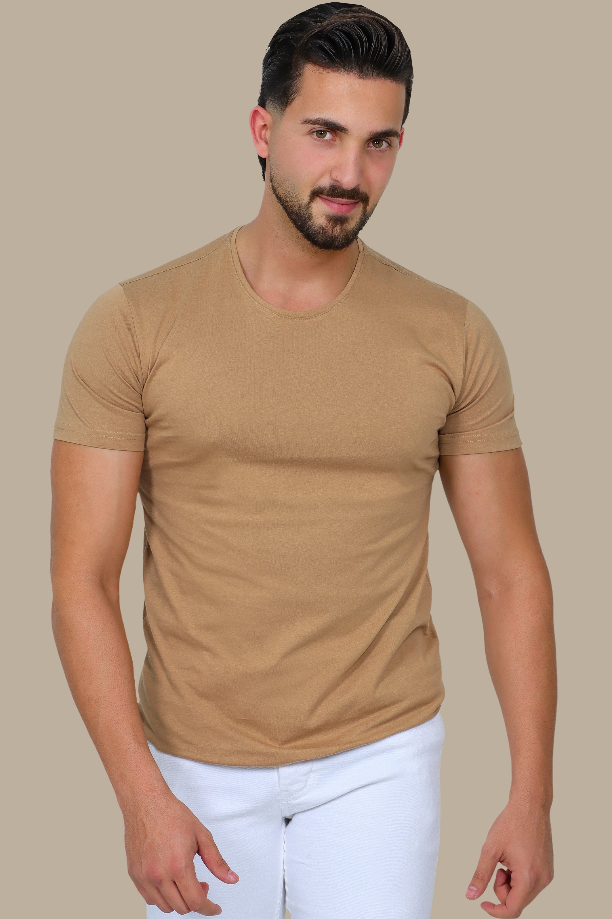 Havane Round Neck T-Shirt