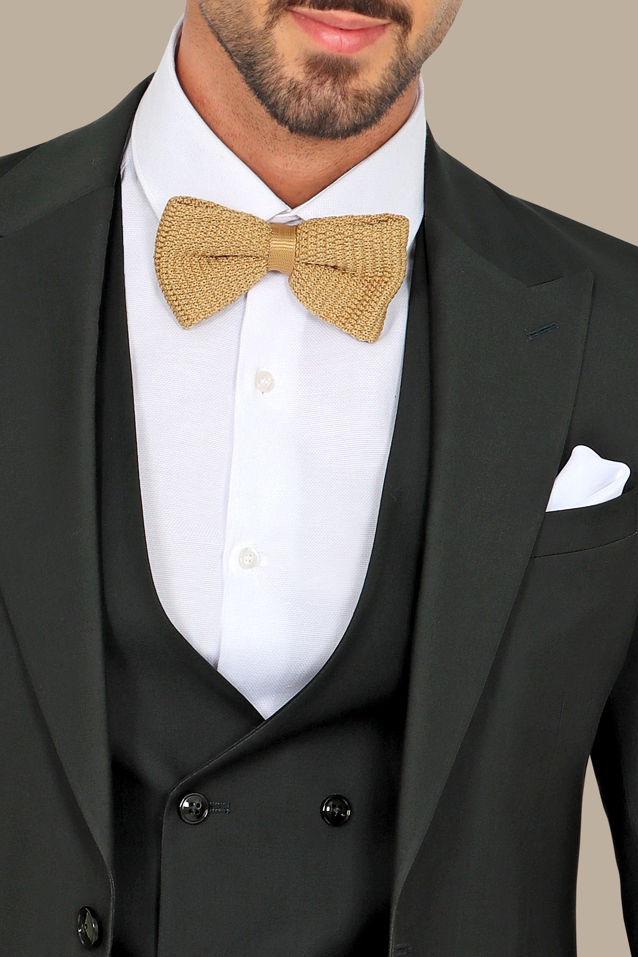 Dark Green 3-Piece Plain Suit