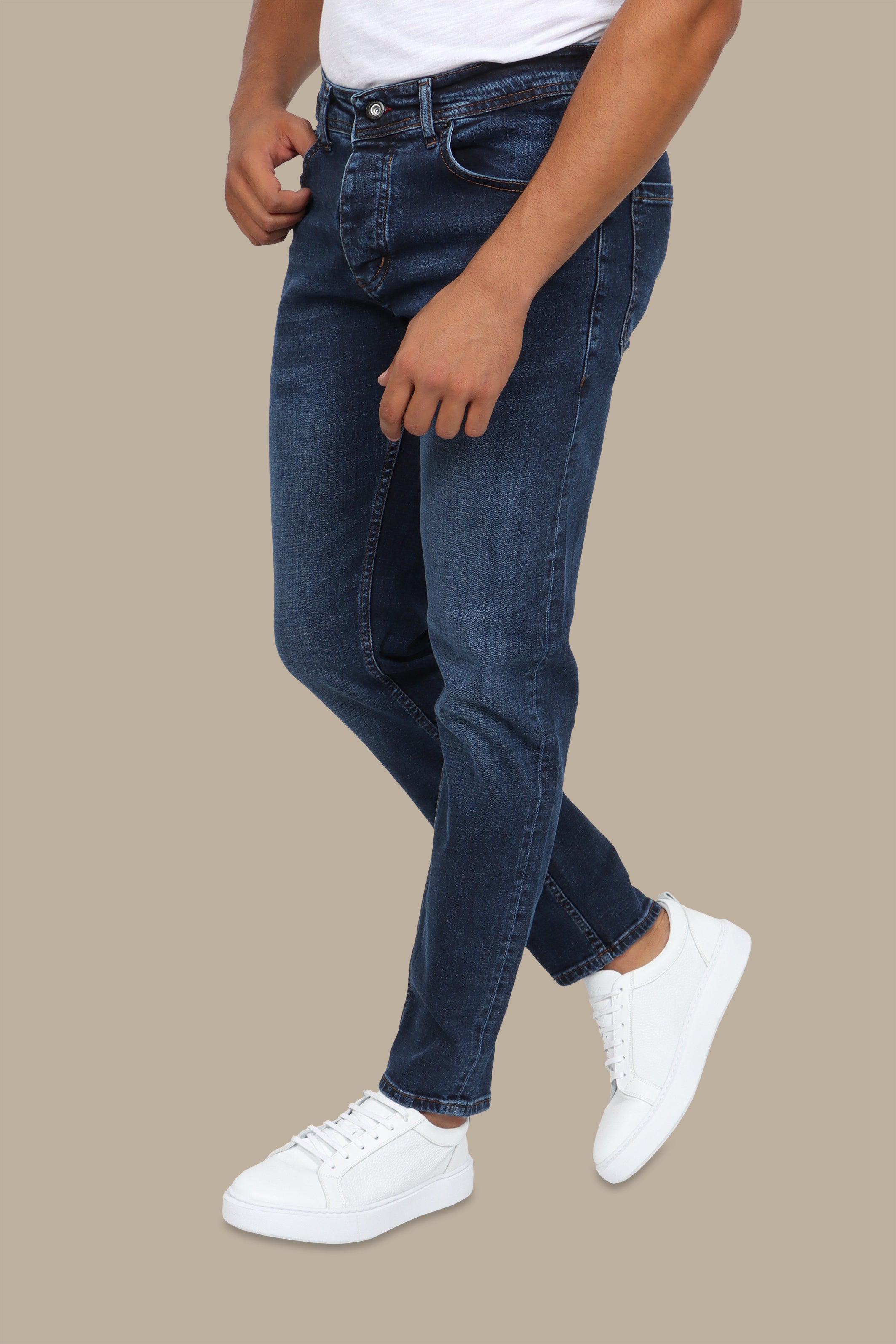 Jeans Plain Slim Fit Blue