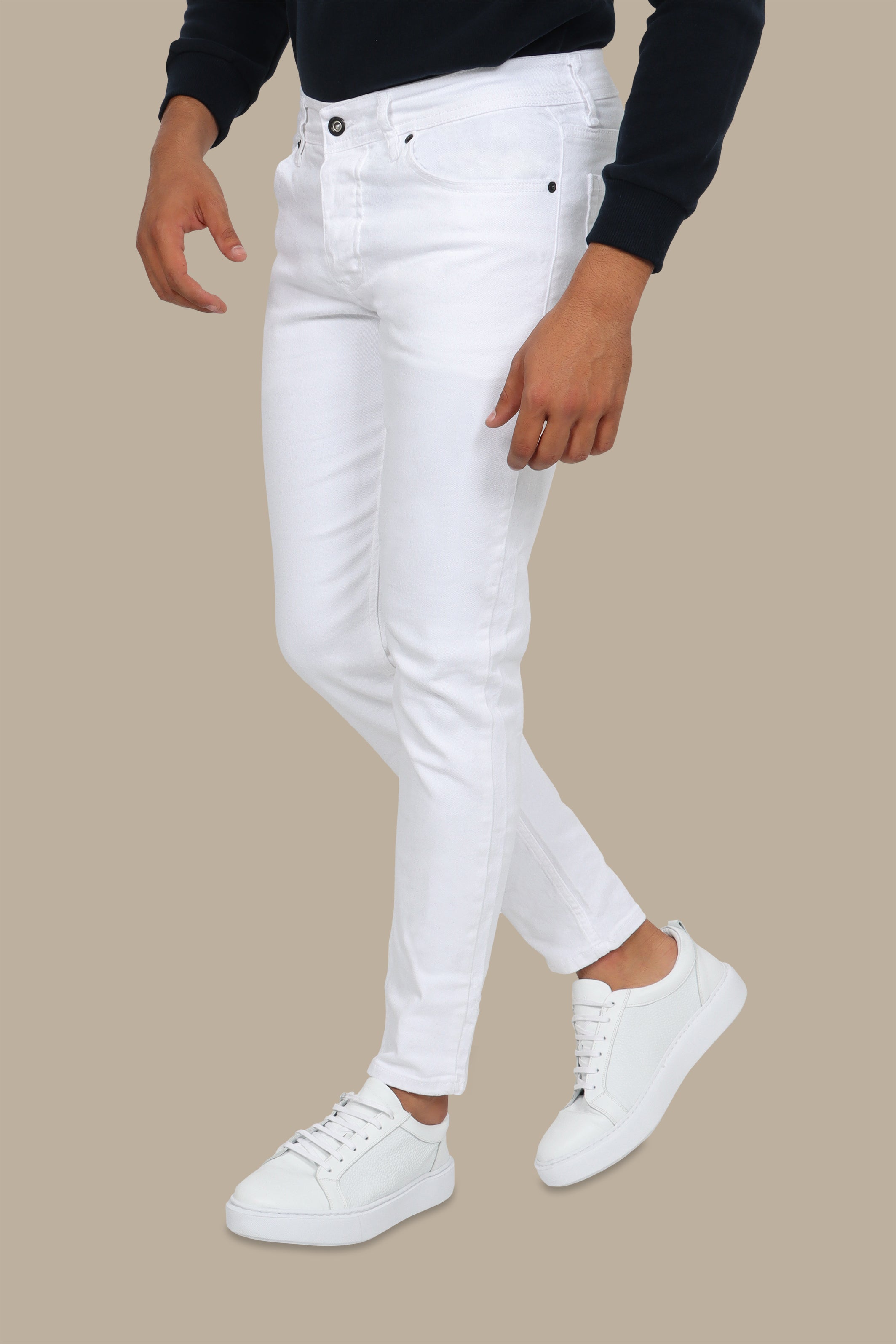 Classic White Jeans