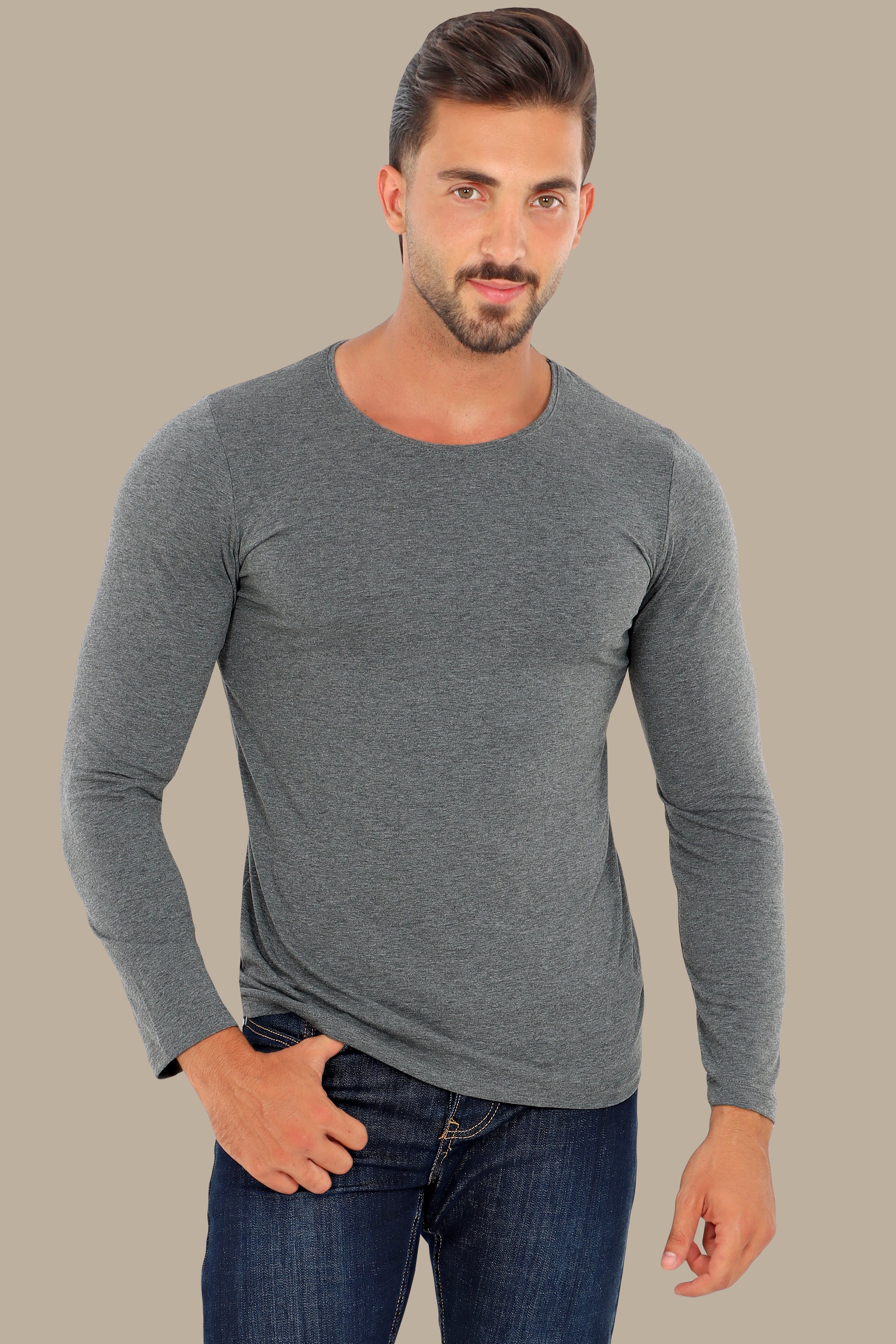 Charcoal Classic Long Sleeve T-Shirt