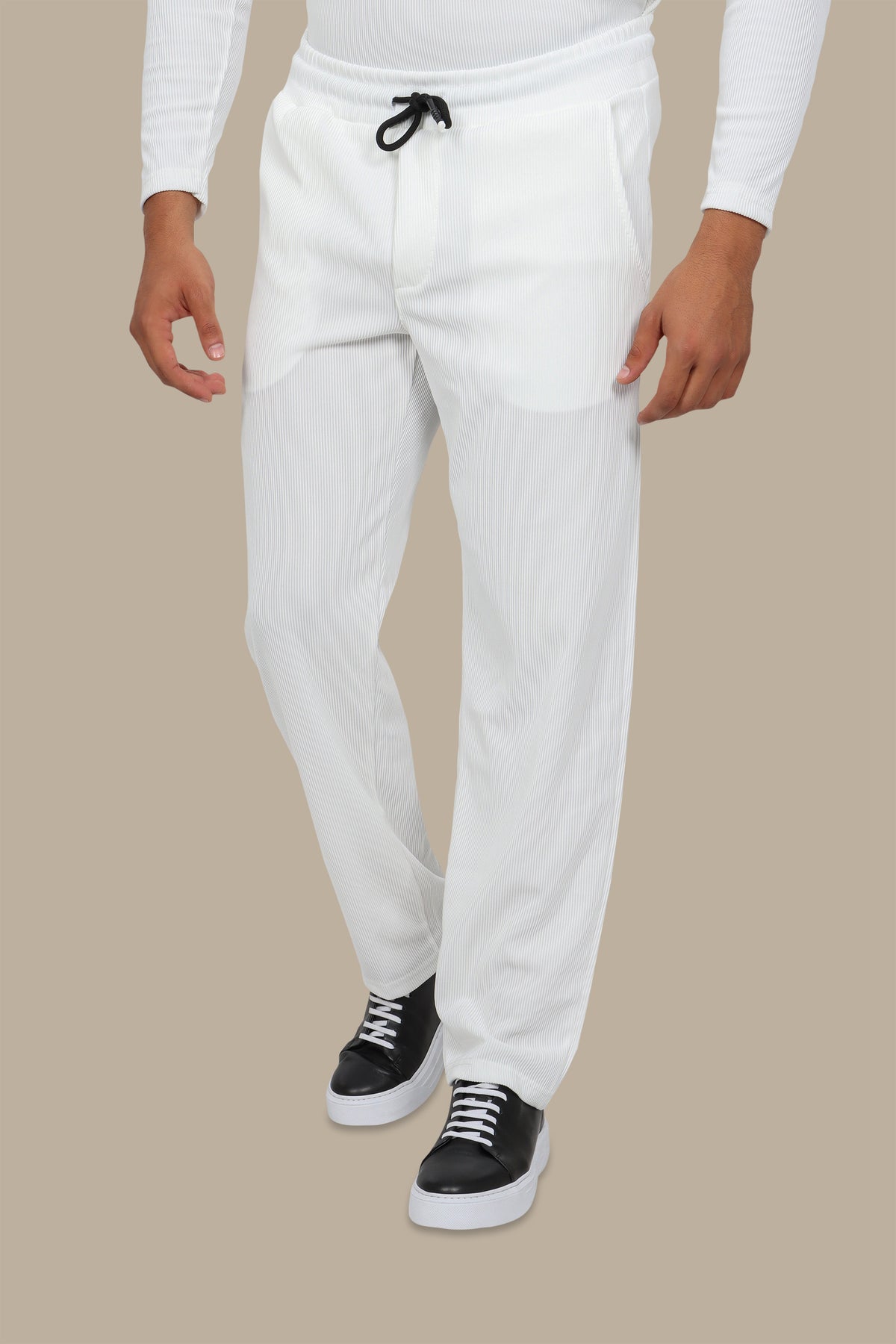 Pant Baggy Ribbed Plain