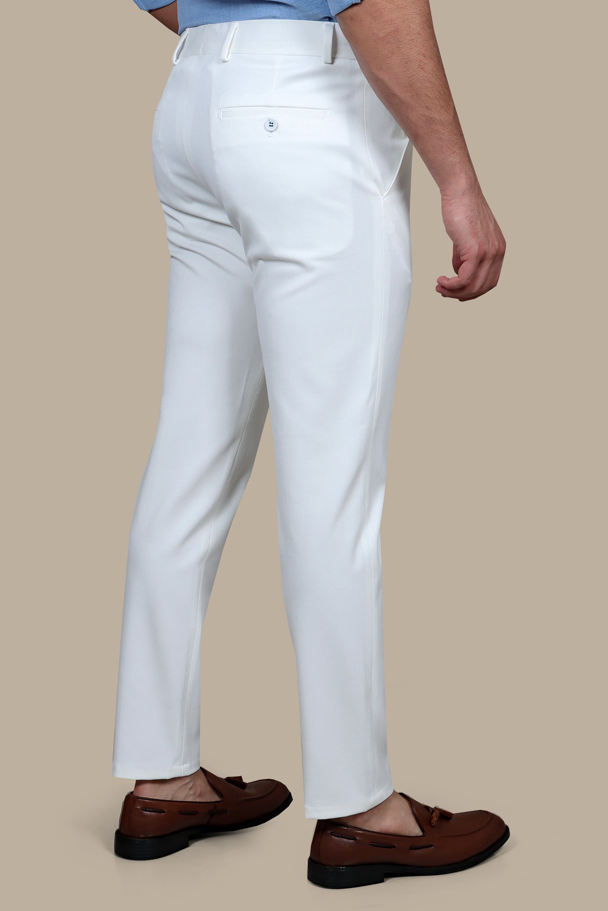 Timeless White: Classic White Pants